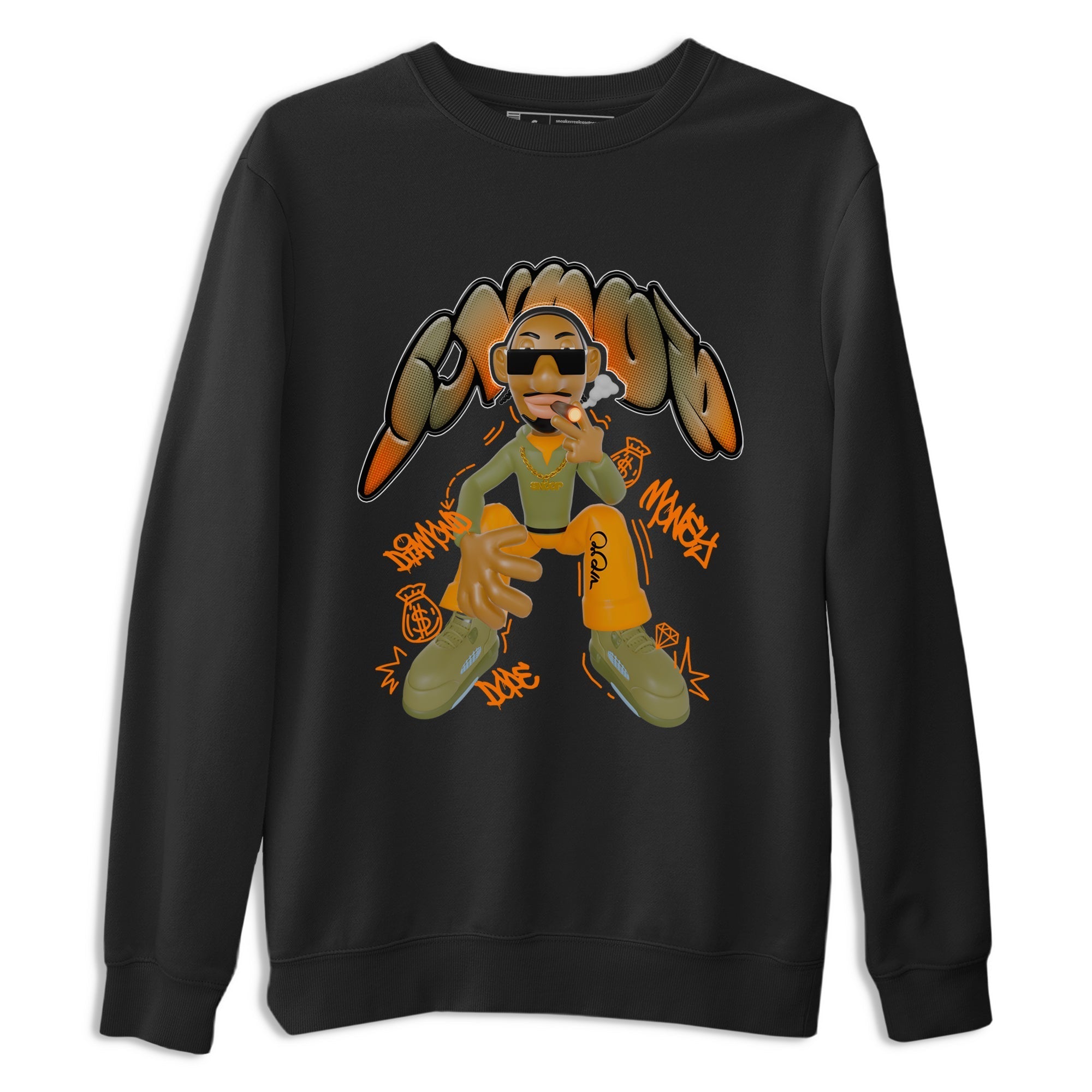 Snoop snkmatch Tees - Air Jordan 5 Olive