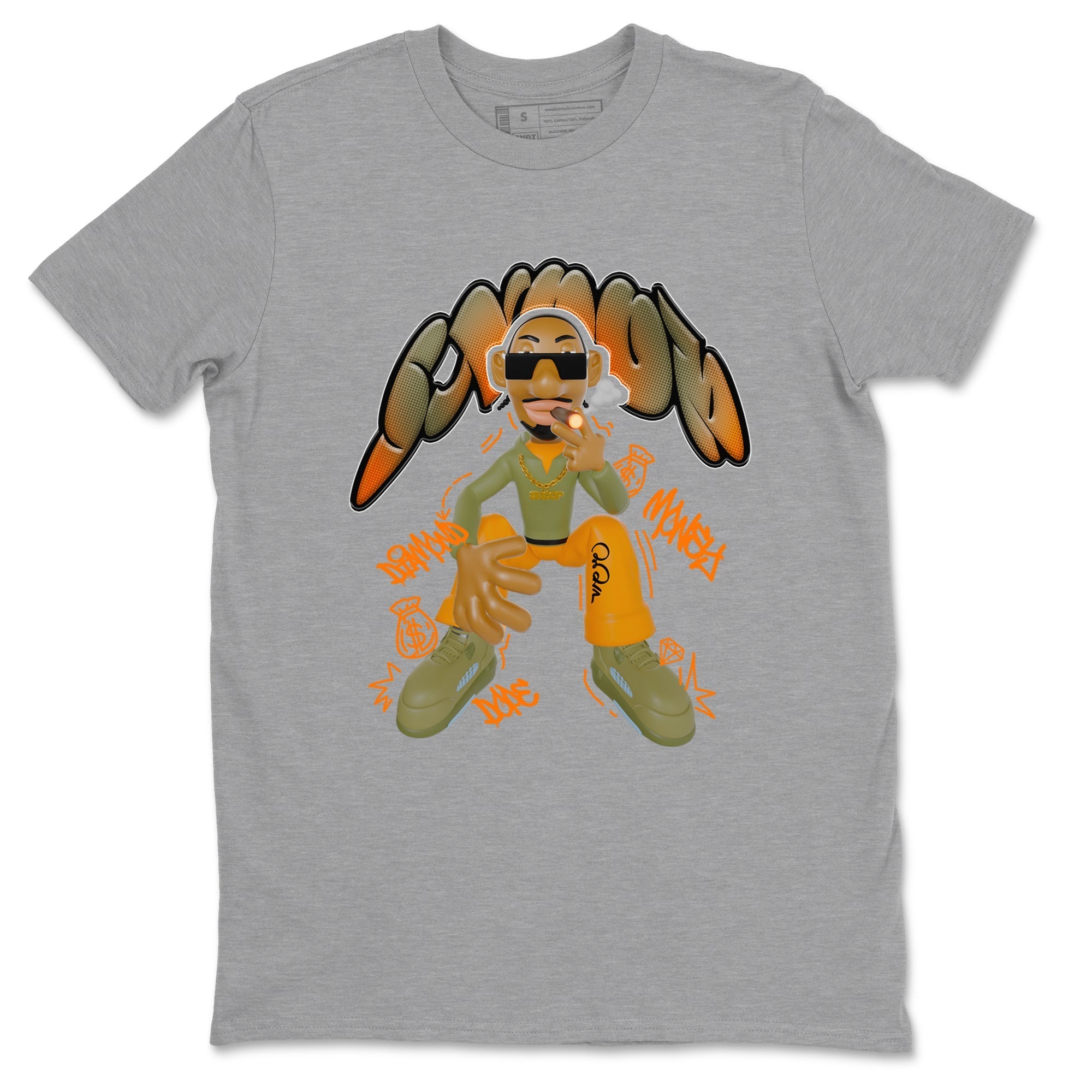 Snoop snkmatch Tees - Air Jordan 5 Olive