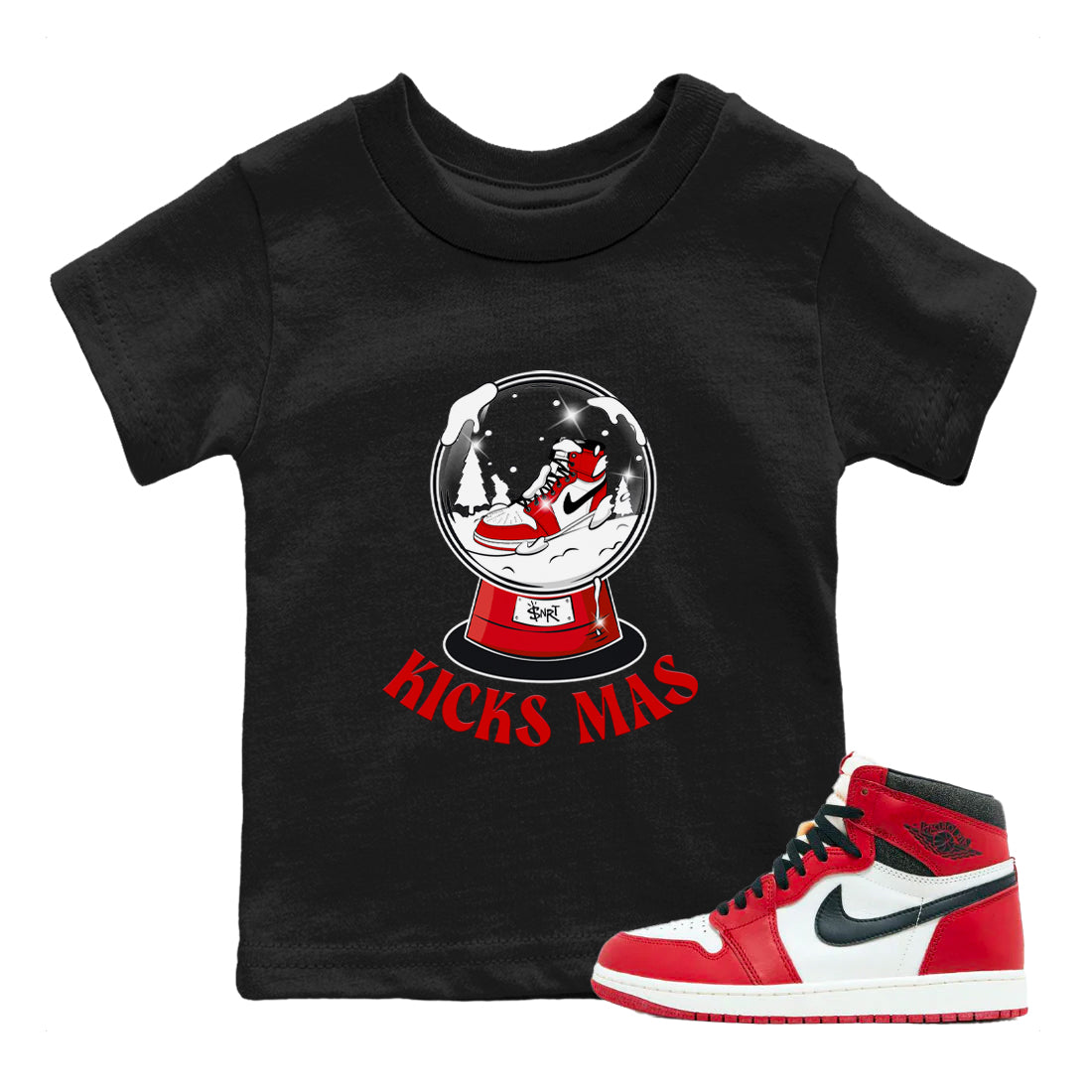 Snow Ball snkmatch Tee Kids - Air Jordan 1 Chicago