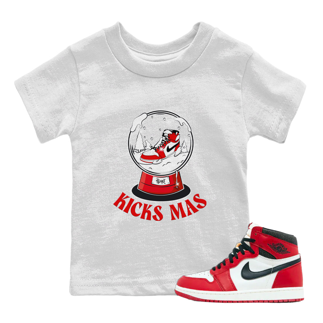 Snow Ball snkmatch Tee Kids - Air Jordan 1 Chicago