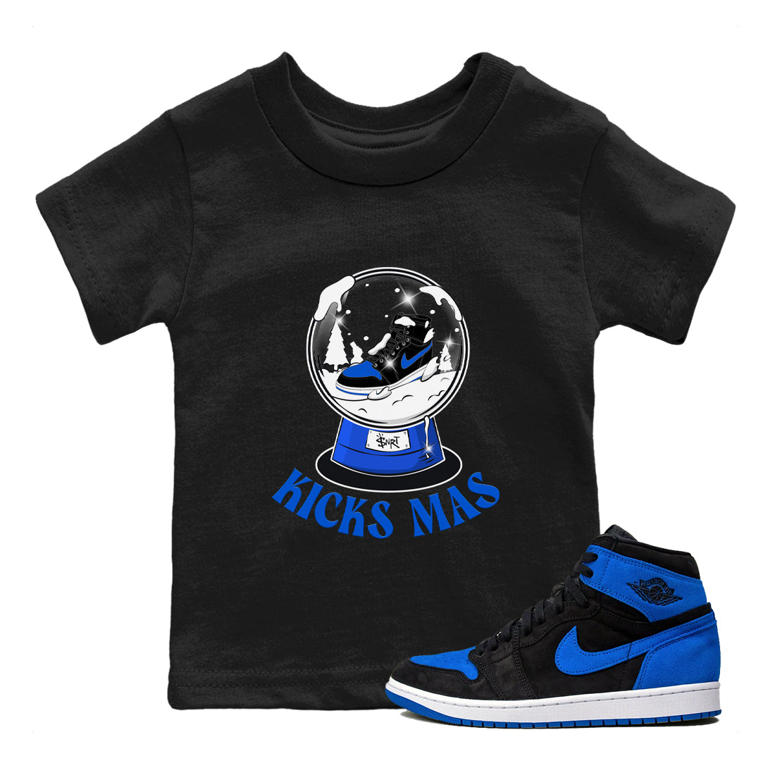 Snow Ball snkmatch Tee Kids - Air Jordan 1 Royal Reimagined