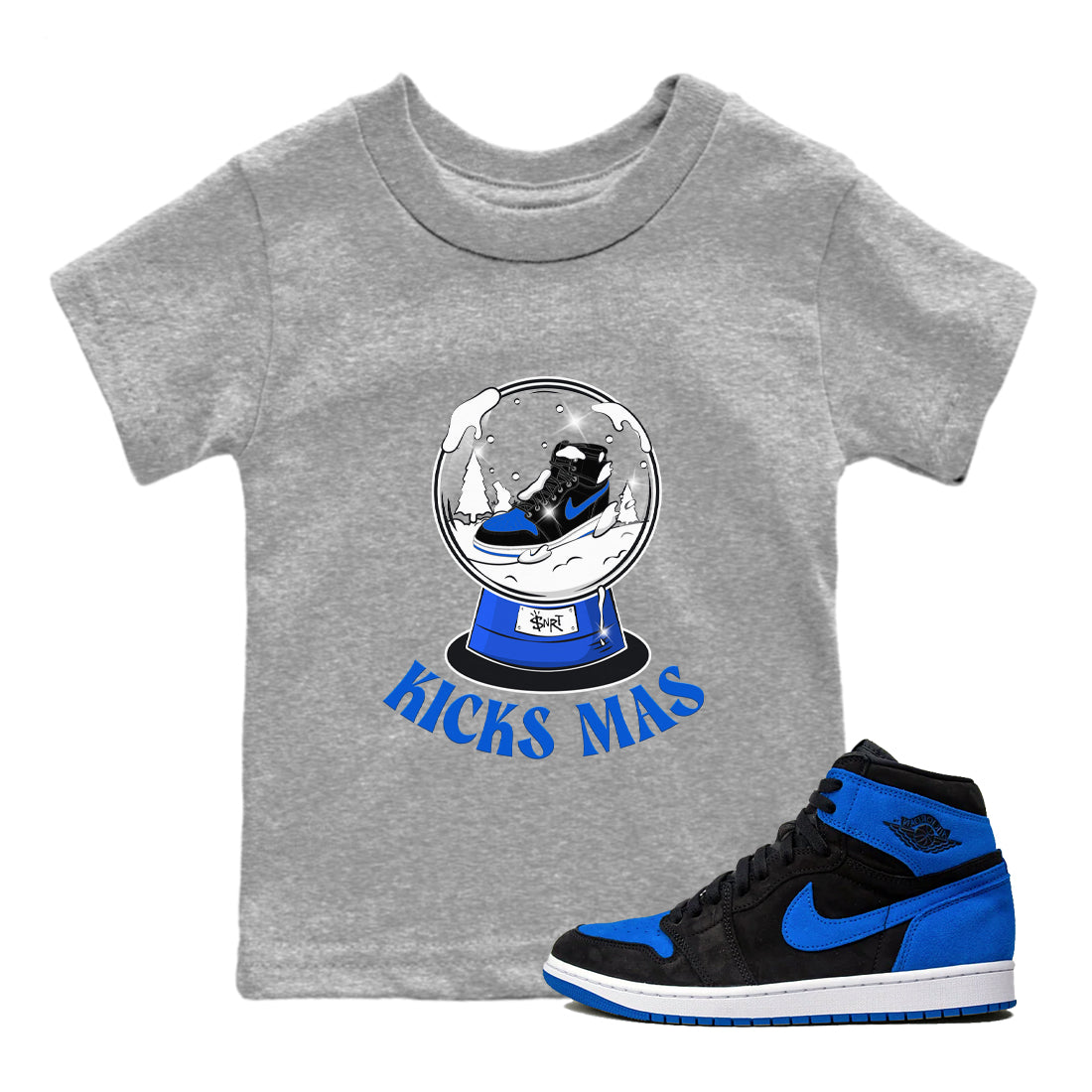Snow Ball snkmatch Tee Kids - Air Jordan 1 Royal Reimagined