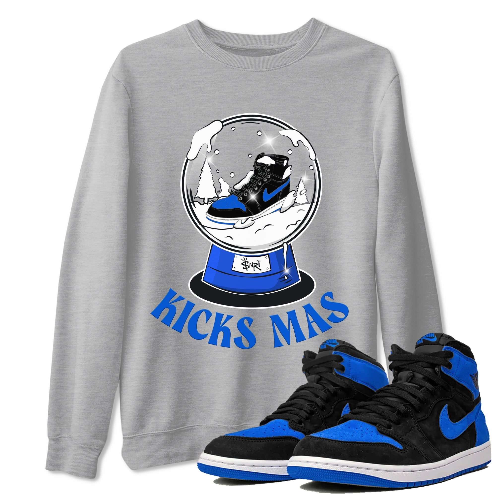 Snow Ball snkmatch Tee - Air Jordan 1 Royal Reimagined