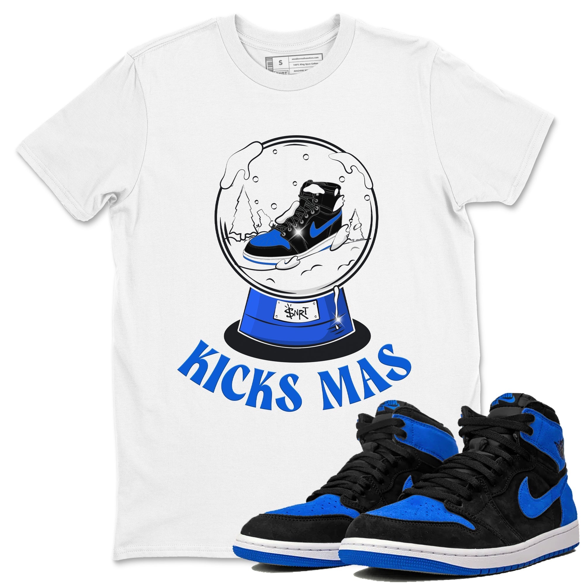 Snow Ball snkmatch Tee - Air Jordan 1 Royal Reimagined