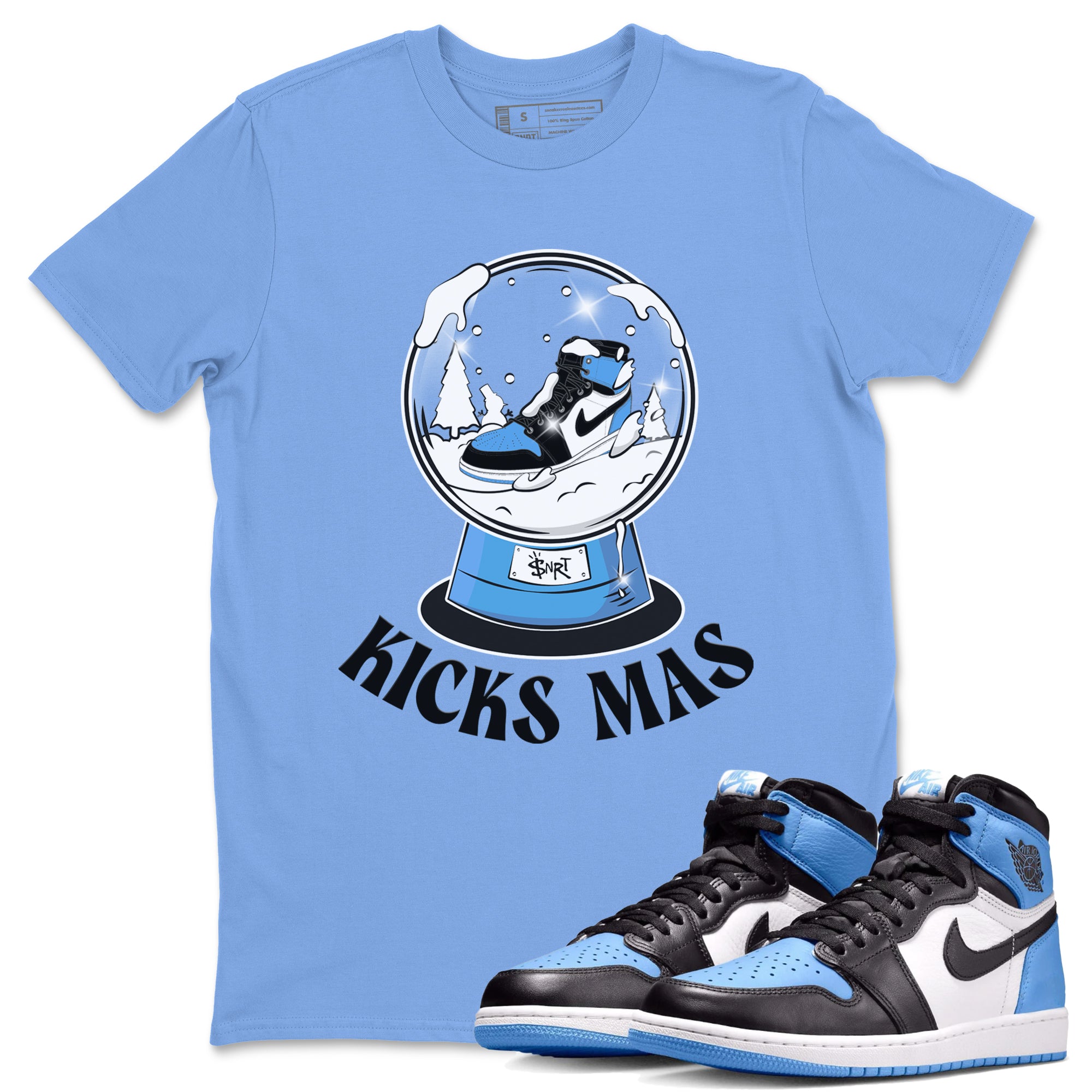 Snow Ball snkmatch Tee - Air Jordan 1 UNC Toe