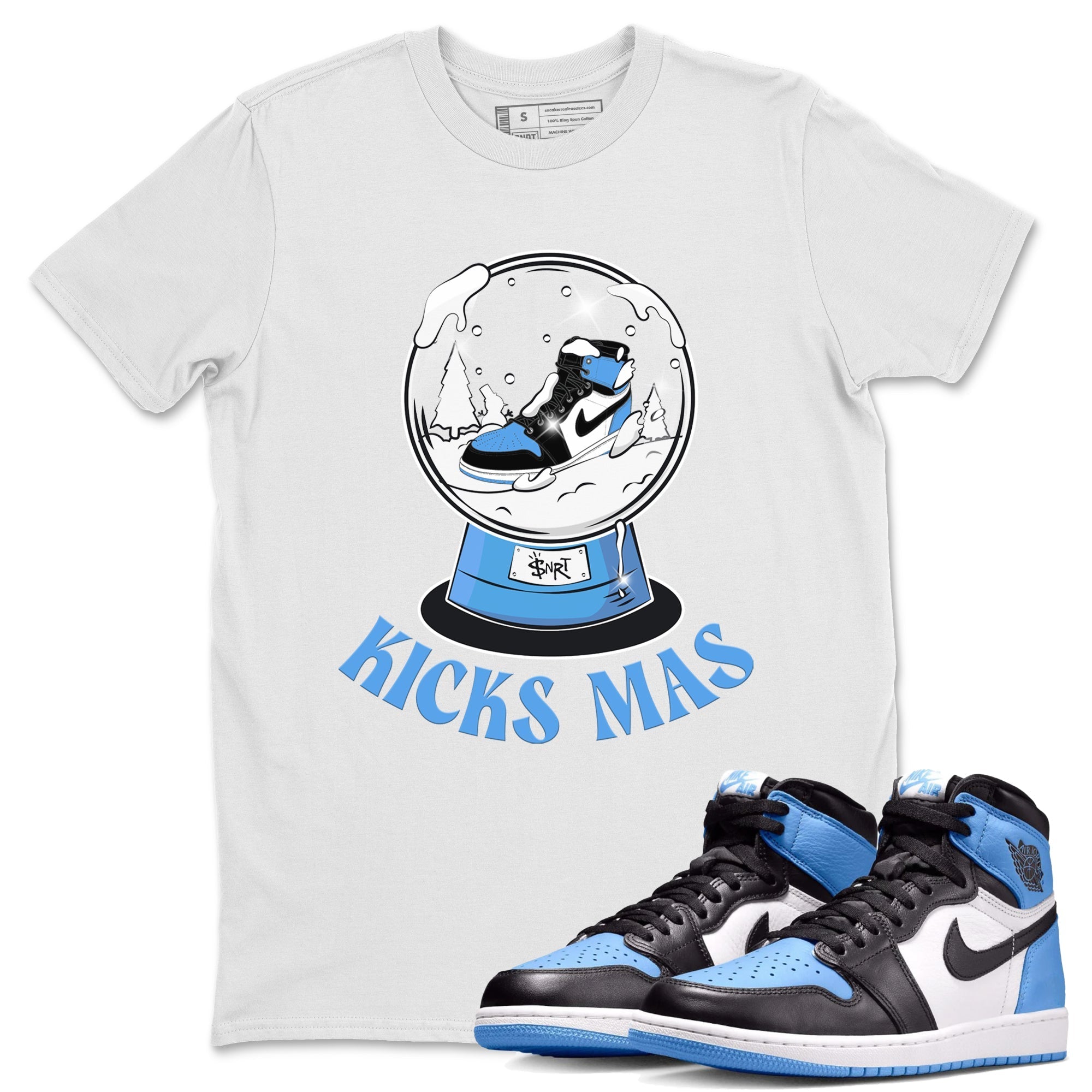 Snow Ball snkmatch Tee - Air Jordan 1 UNC Toe