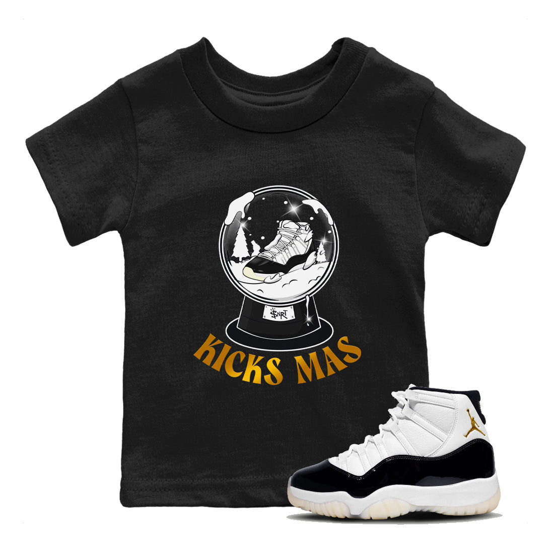 Snow Ball snkmatch Tee Kids - Air Jordan 11 Gratitude
