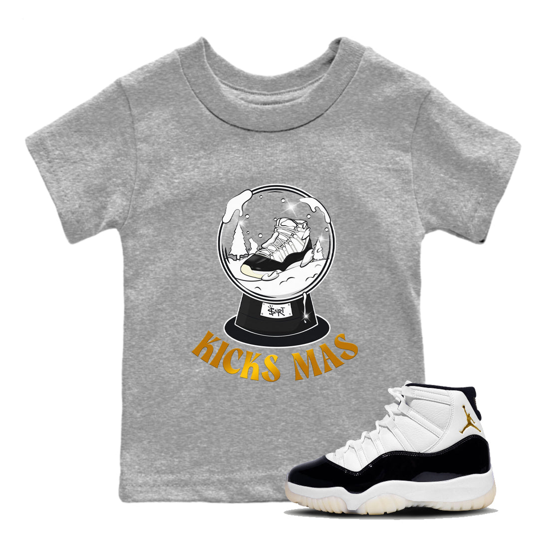 Snow Ball snkmatch Tee Kids - Air Jordan 11 Gratitude