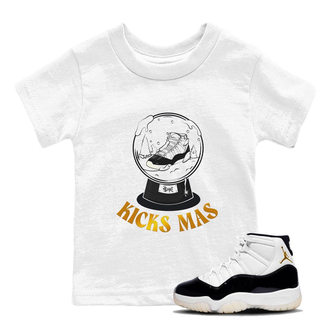 Snow Ball snkmatch Tee Kids - Air Jordan 11 Gratitude