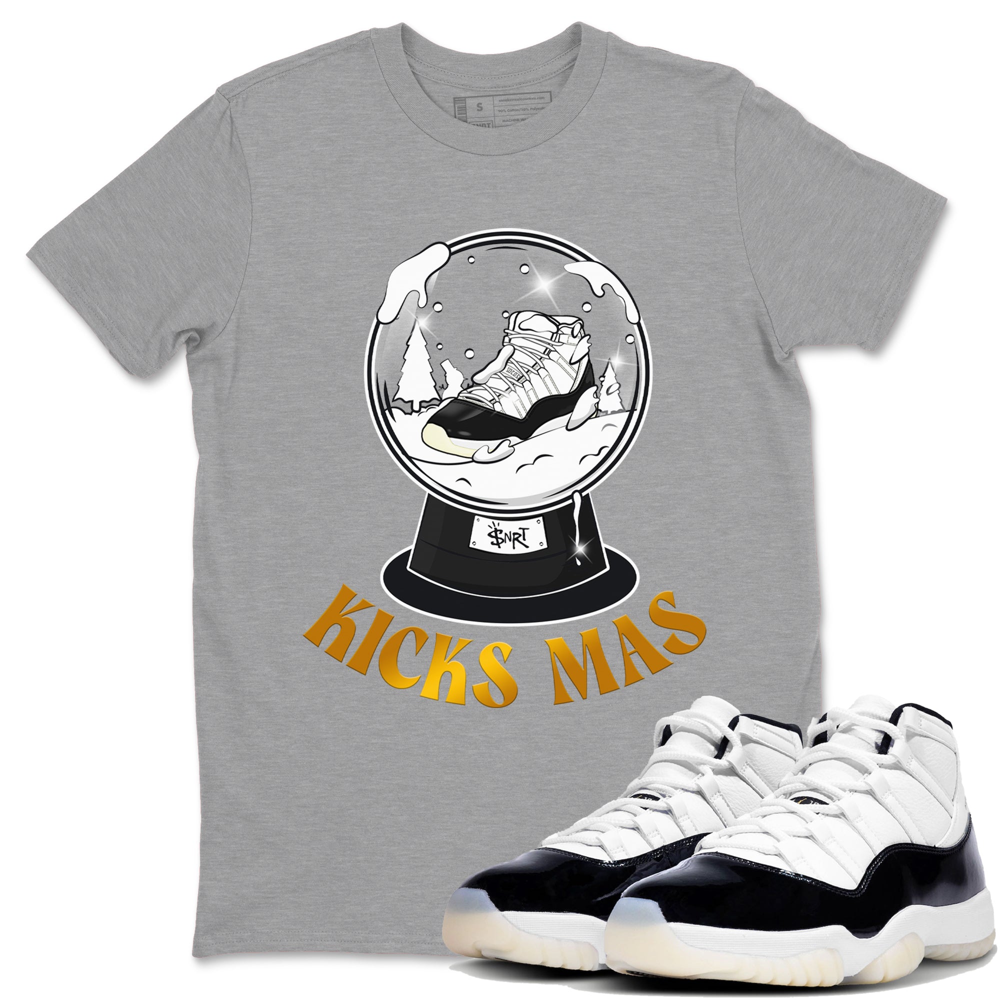 Snow Ball snkmatch Tee - Air Jordan 11 Gratitude