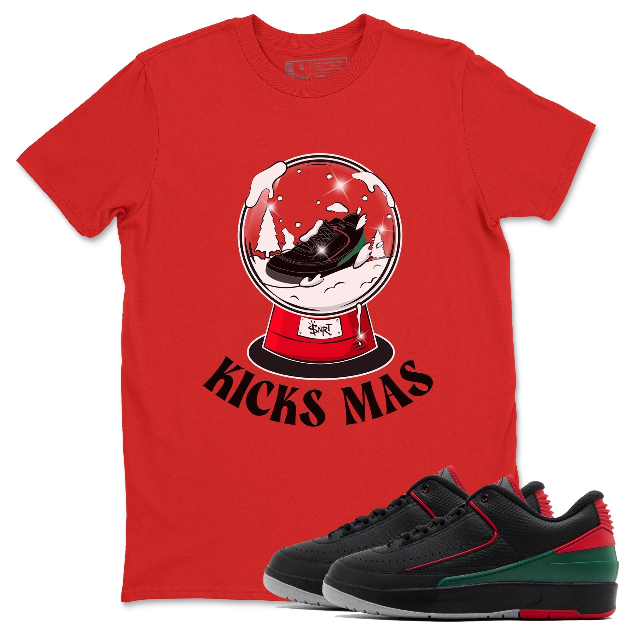 Snow Ball snkmatch Tee - Air Jordan 2 Christmas