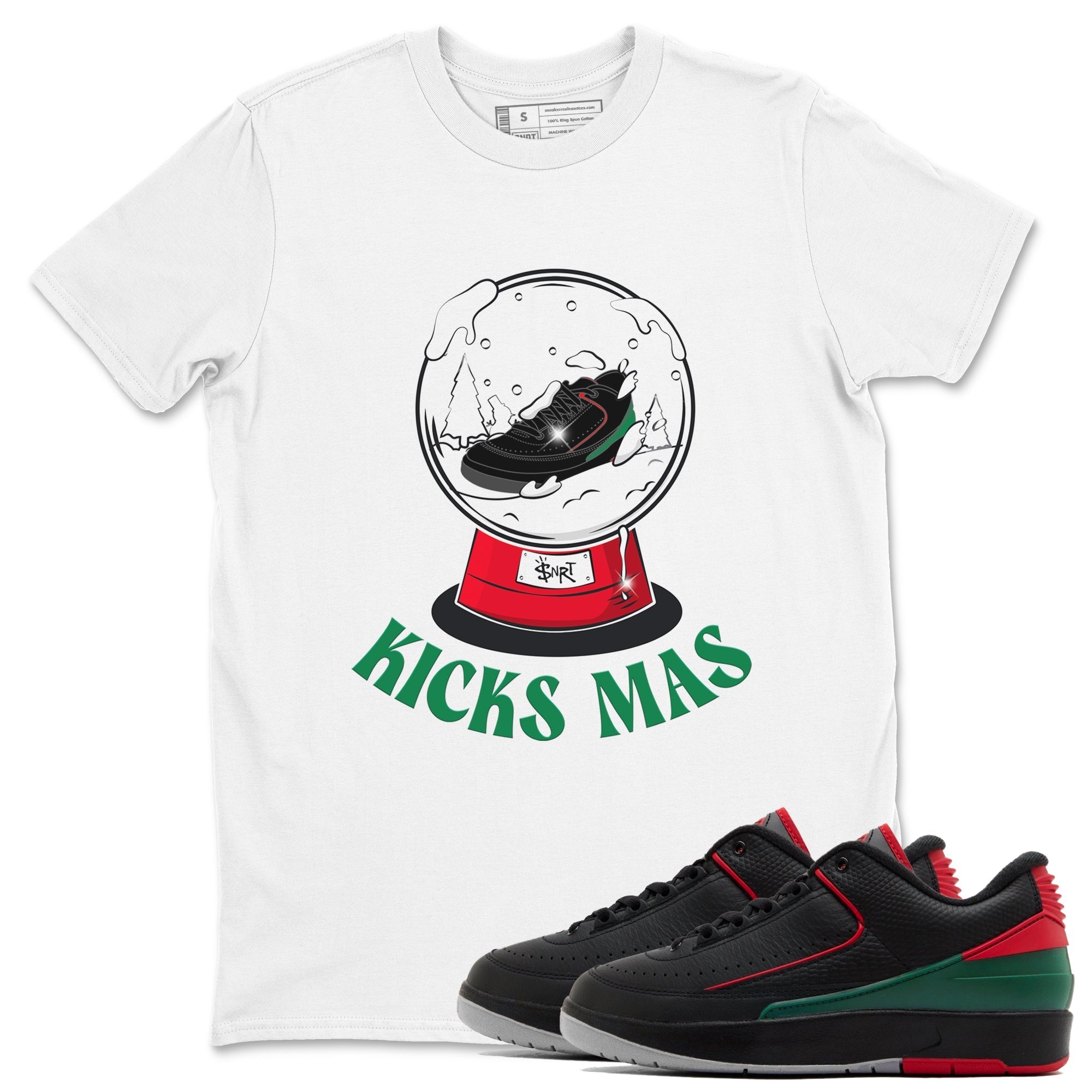 Snow Ball snkmatch Tee - Air Jordan 2 Christmas