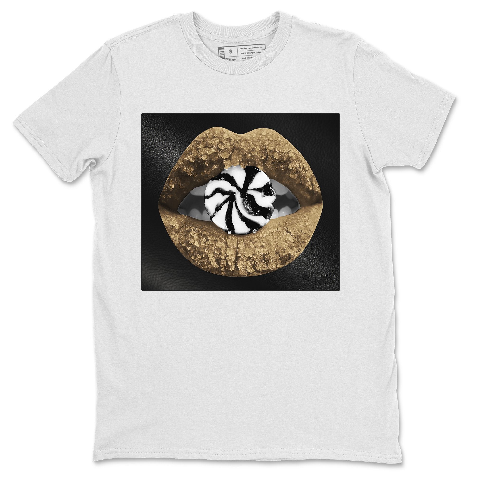 Lips Candy Unisex Tops - Air Jordan 1 Gold Toe