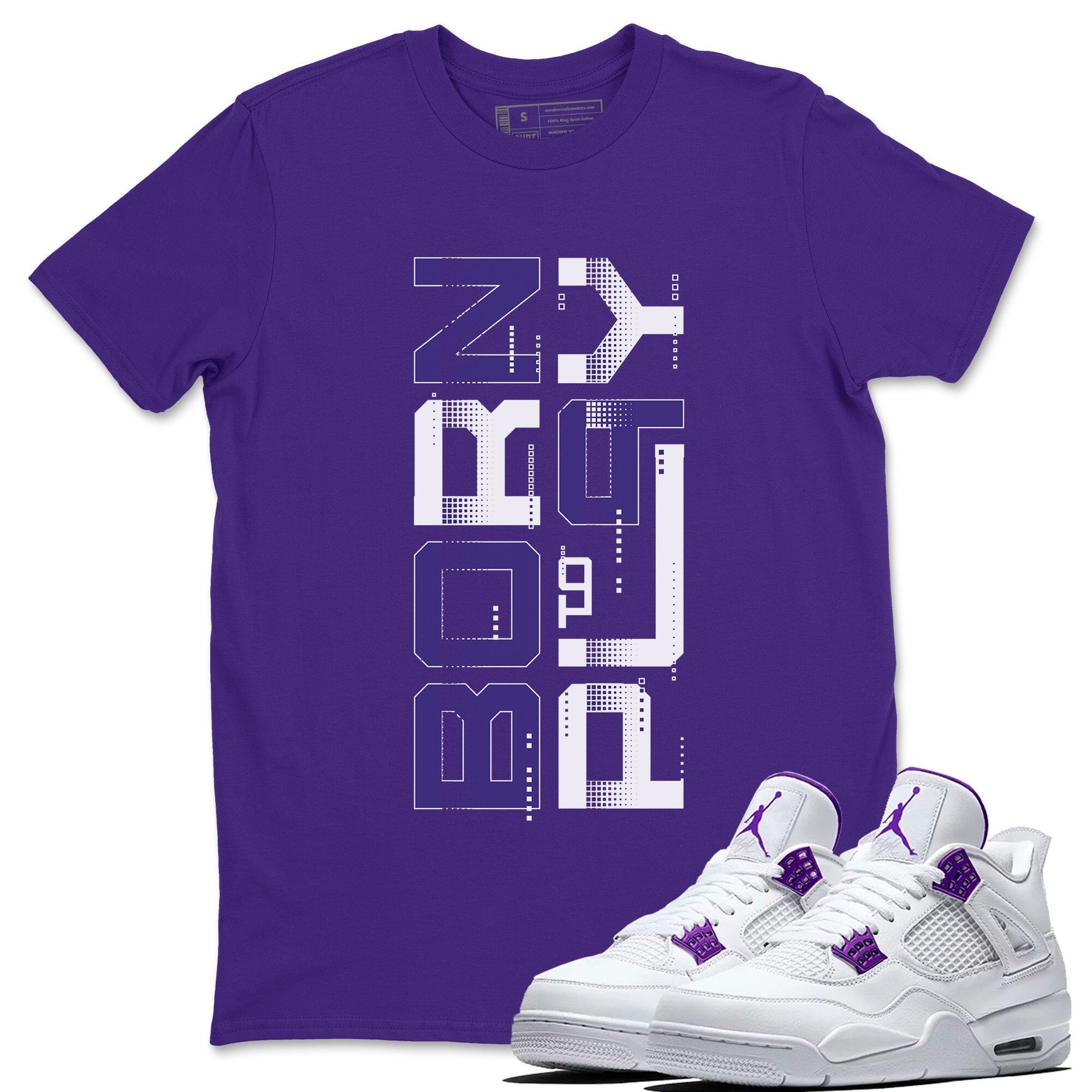 Born To Play Unisex Tops - Air Jordan 4 Court Purple