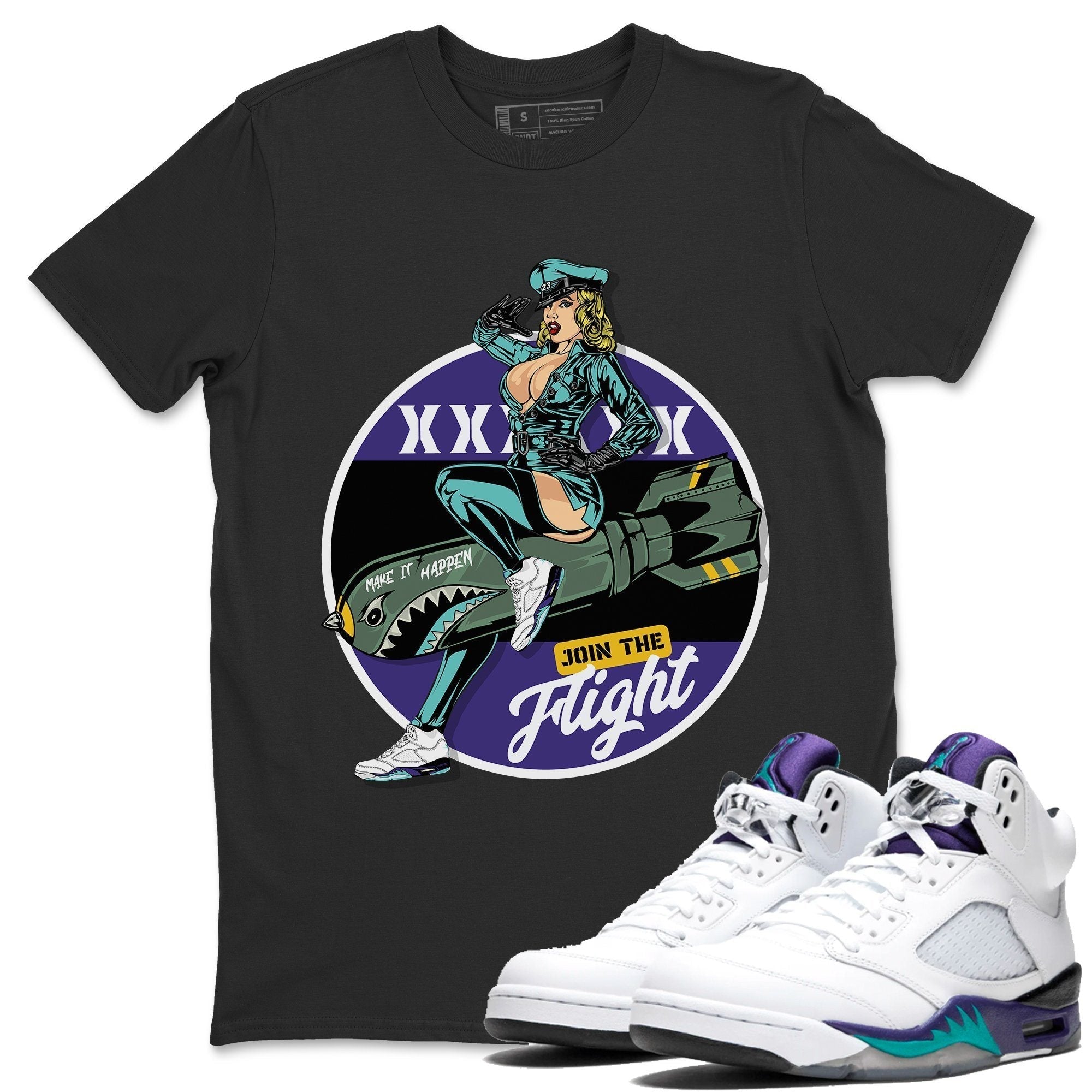 Pin Up Girl Unisex Tops - Air Jordan 5 Retro Grape