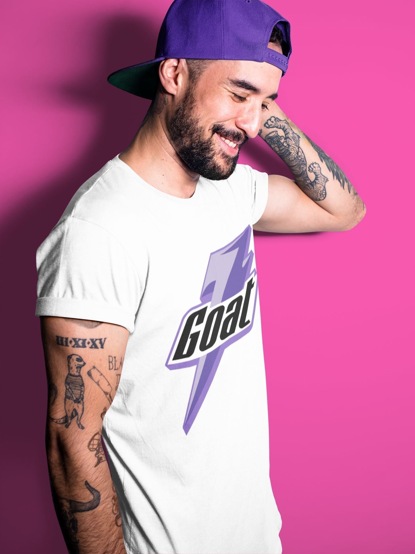 Goat Unisex Tops - Air Jordan 1 Court Purple