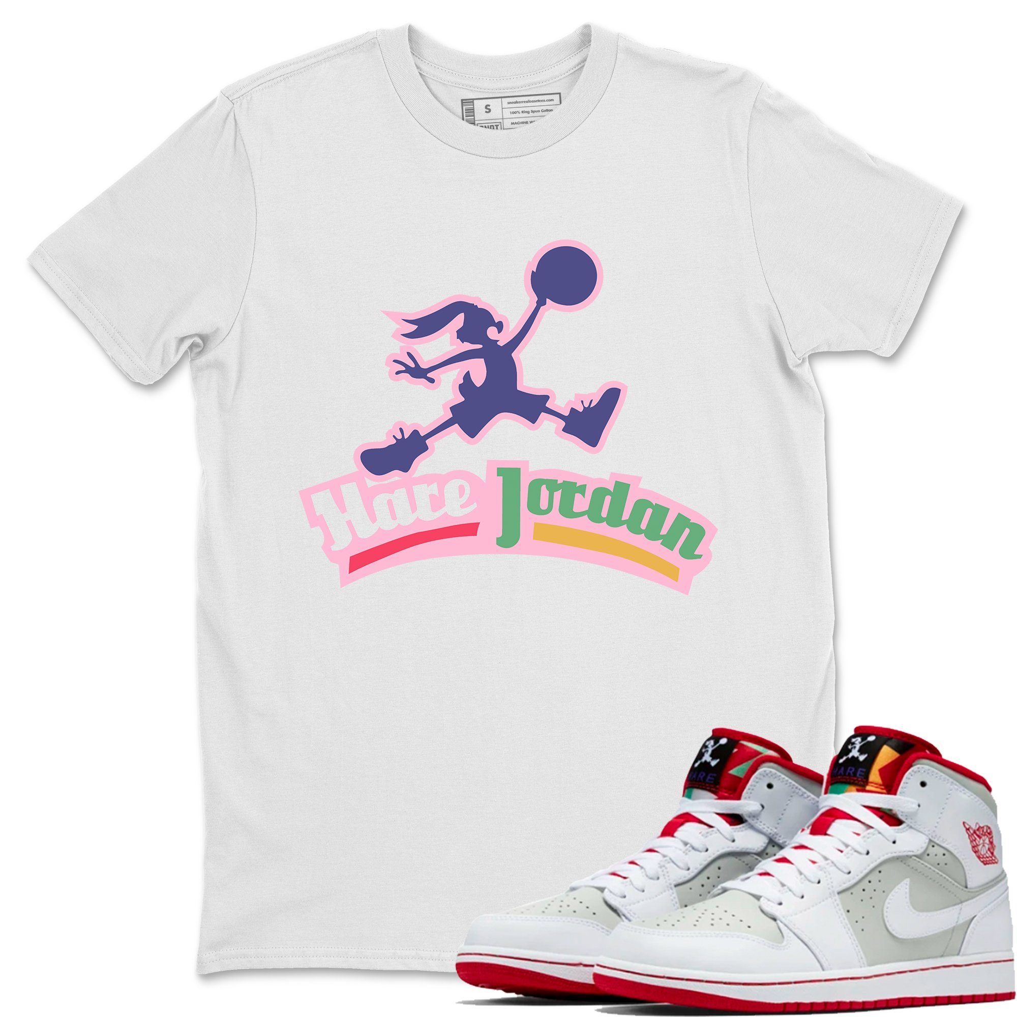 Hare Air Jordan Bunny Unisex Tops - Air Jordan 1 Hare