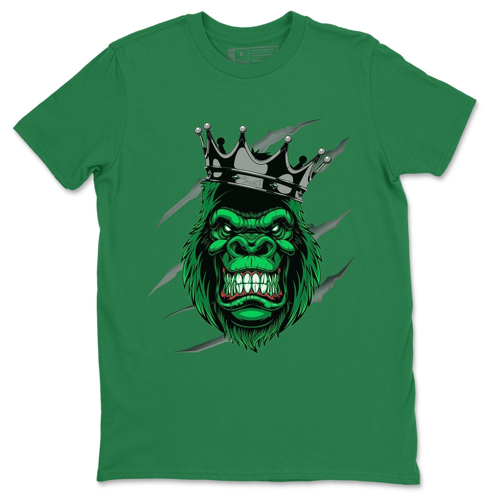 Ferocious Gorilla Unisex Tops - Air Jordan 1 Pine Green