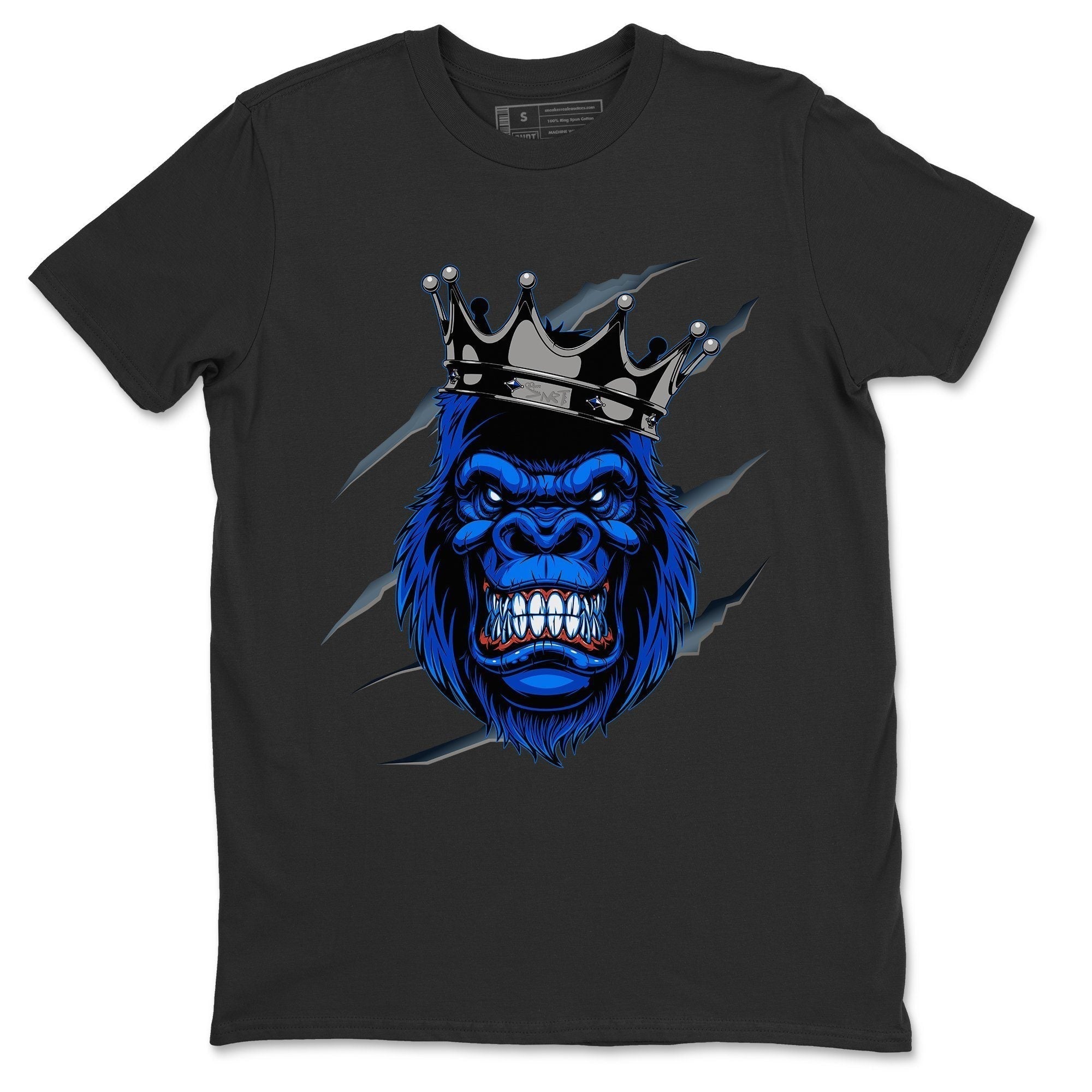 Ferocious Gorilla Unisex Tops - Air Jordan 1 Royal Black
