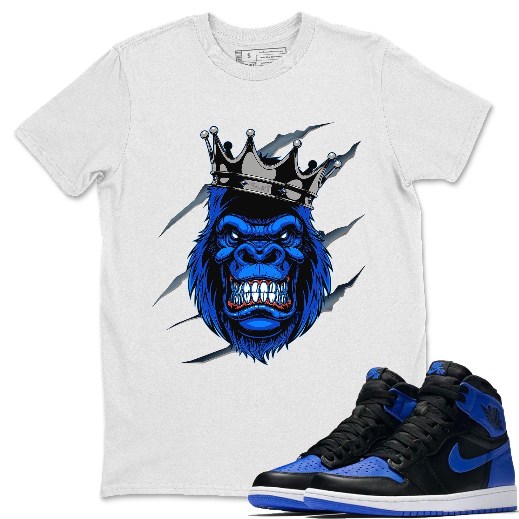 Ferocious Gorilla Unisex Tops - Air Jordan 1 Royal Black