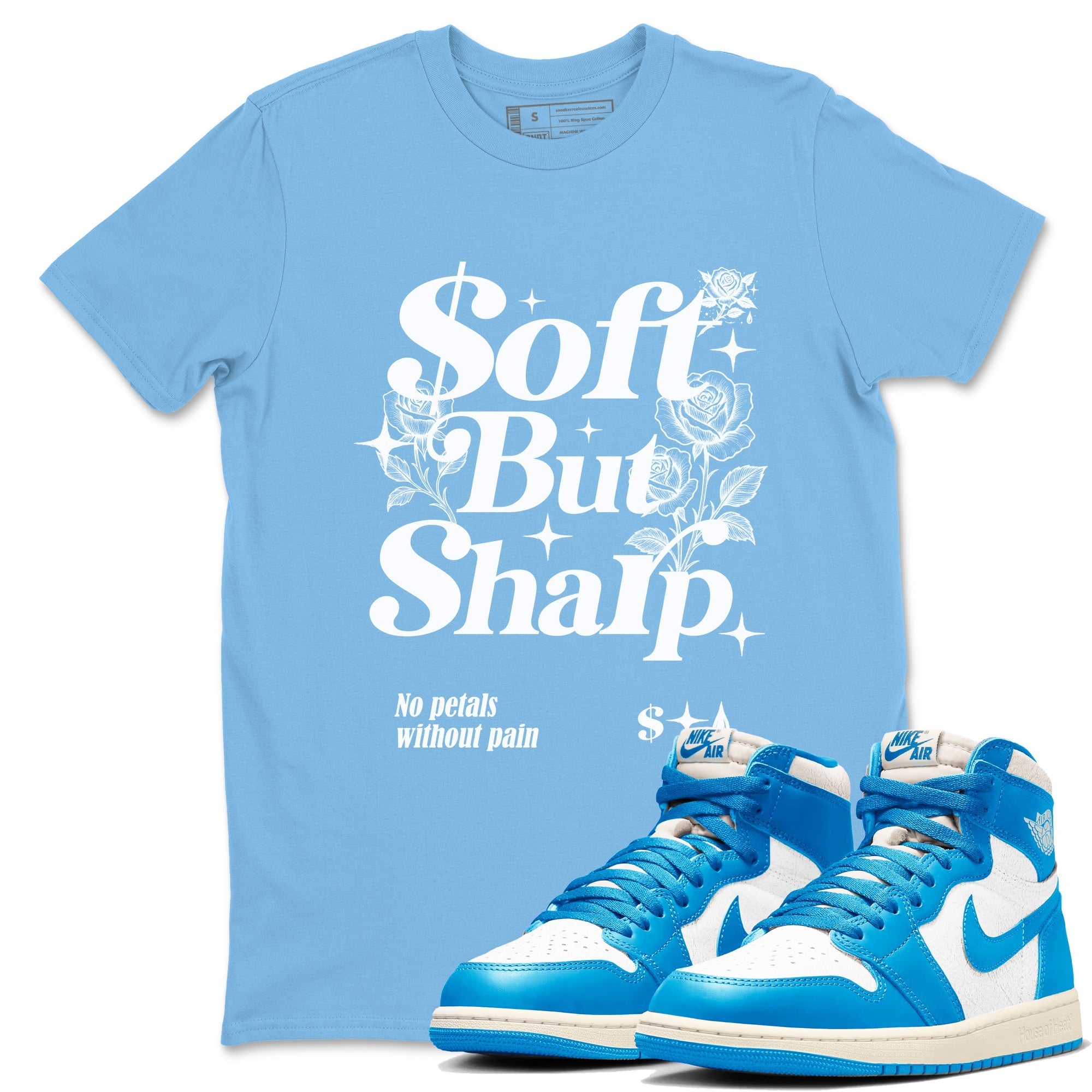Soft but Sharp snkmatch Tees - Air Jordan 1 UNC Reimagined