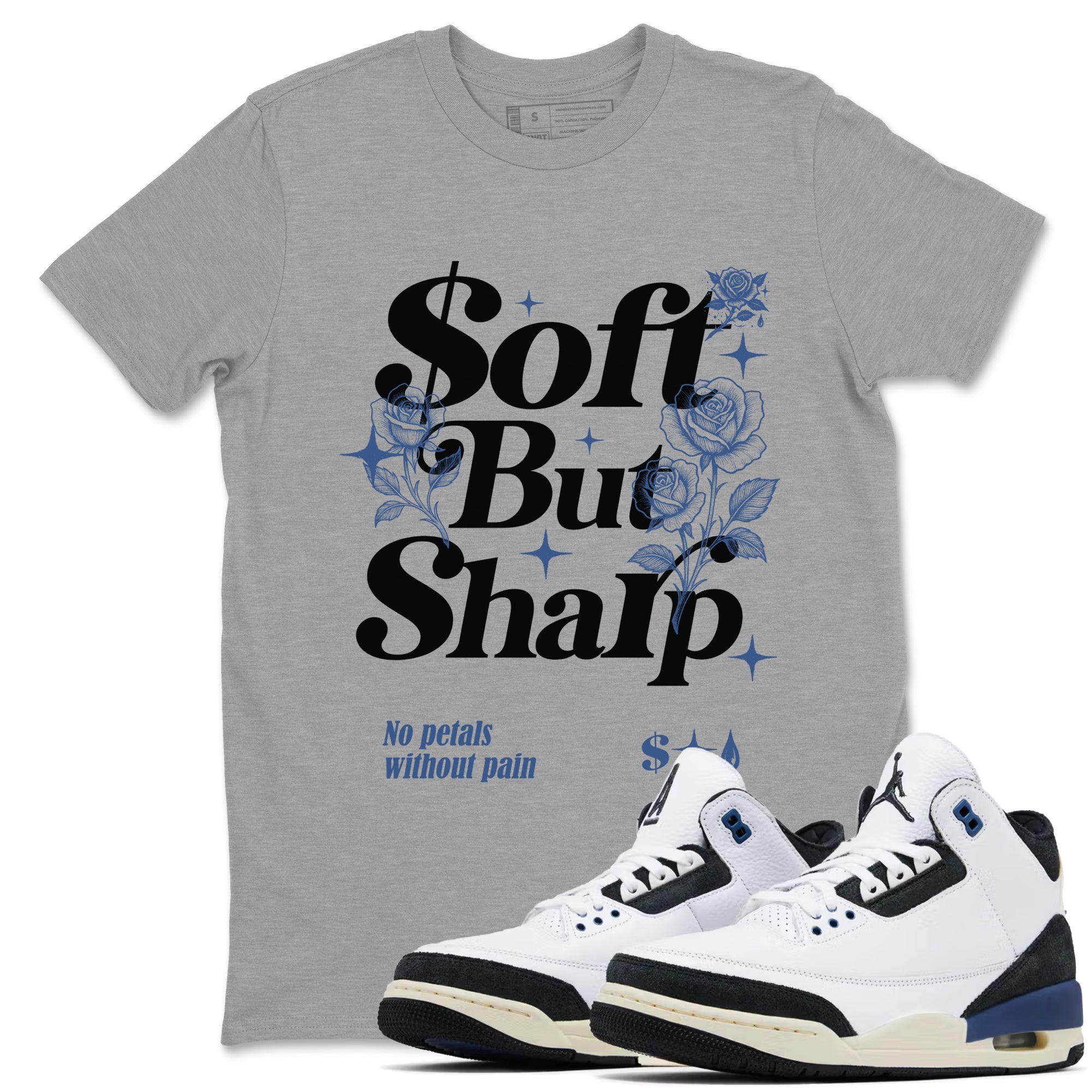 Soft but Sharp snkmatch Tees - Air Jordan 3 A Ma Maniere x Diffused Blue