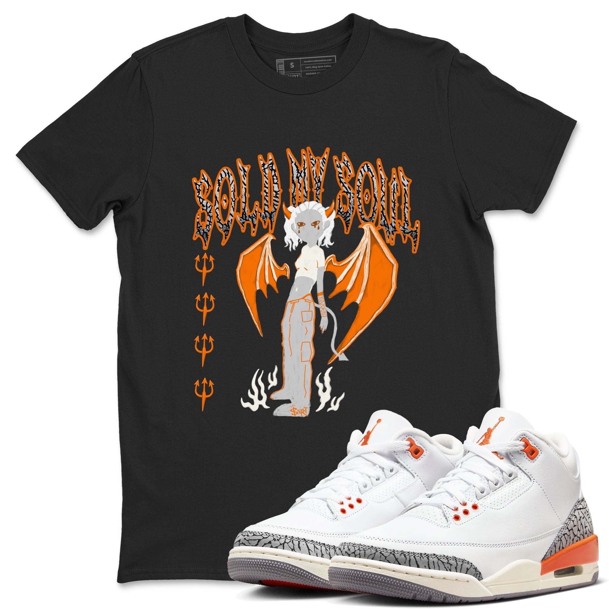 Sold My Soul snkmatch Tees - Air Jordan 3 Georgia Peach