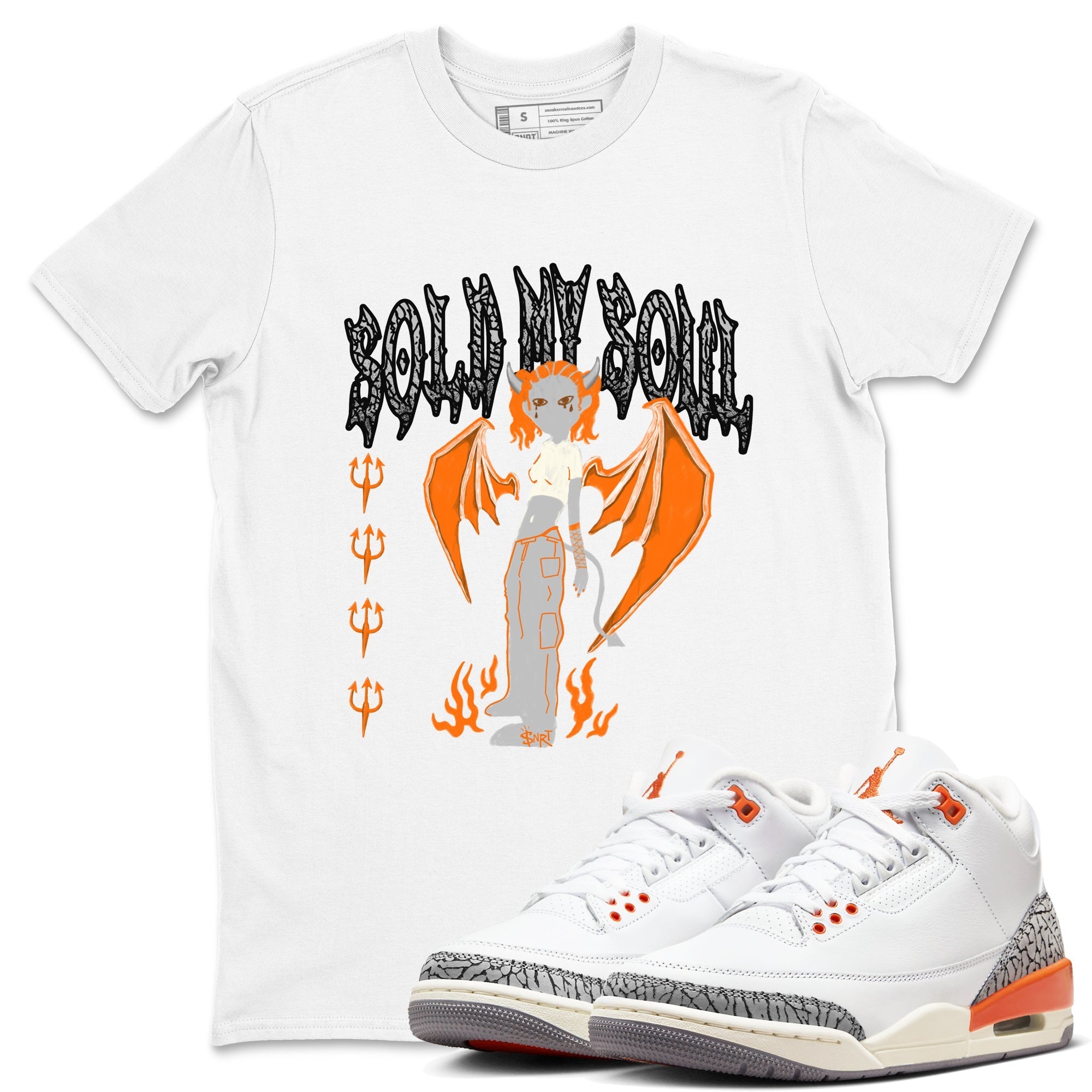 Sold My Soul snkmatch Tees - Air Jordan 3 Georgia Peach