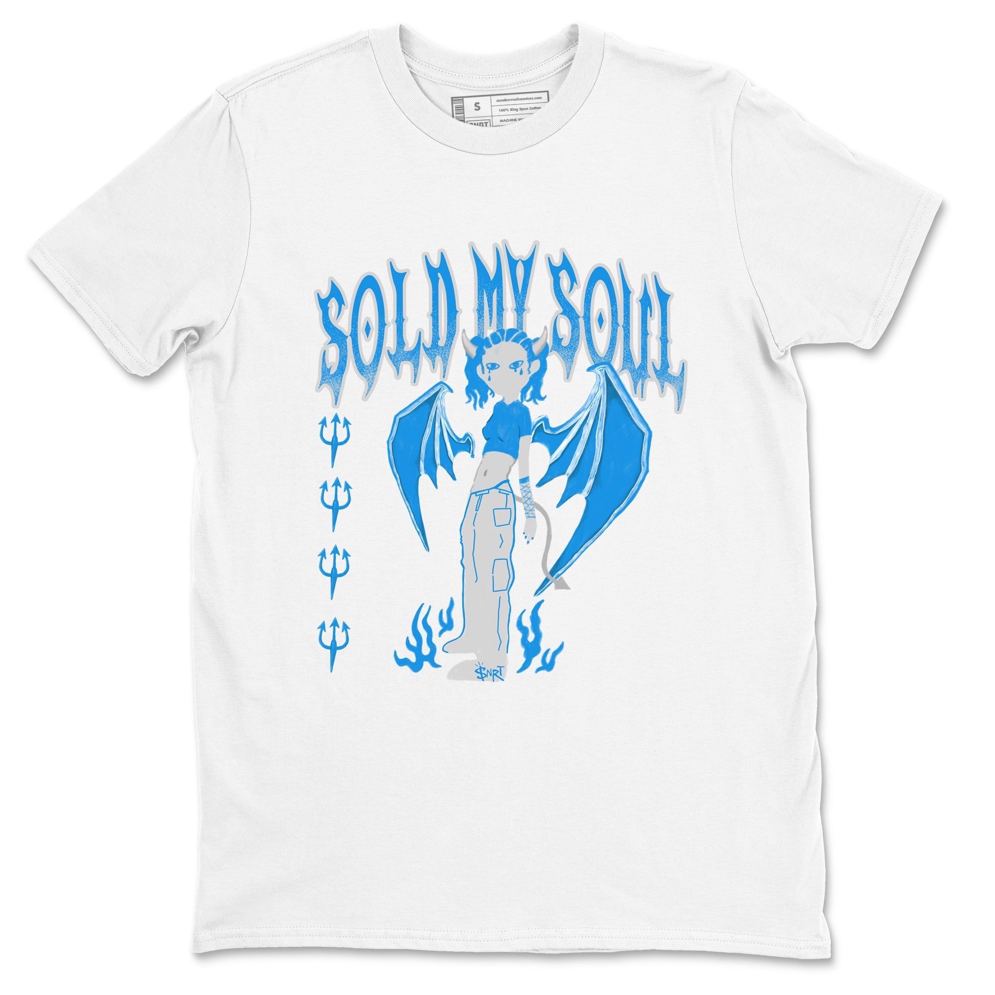 Sold My Soul snkmatch Tees - Air Jordan 4 Military Blue