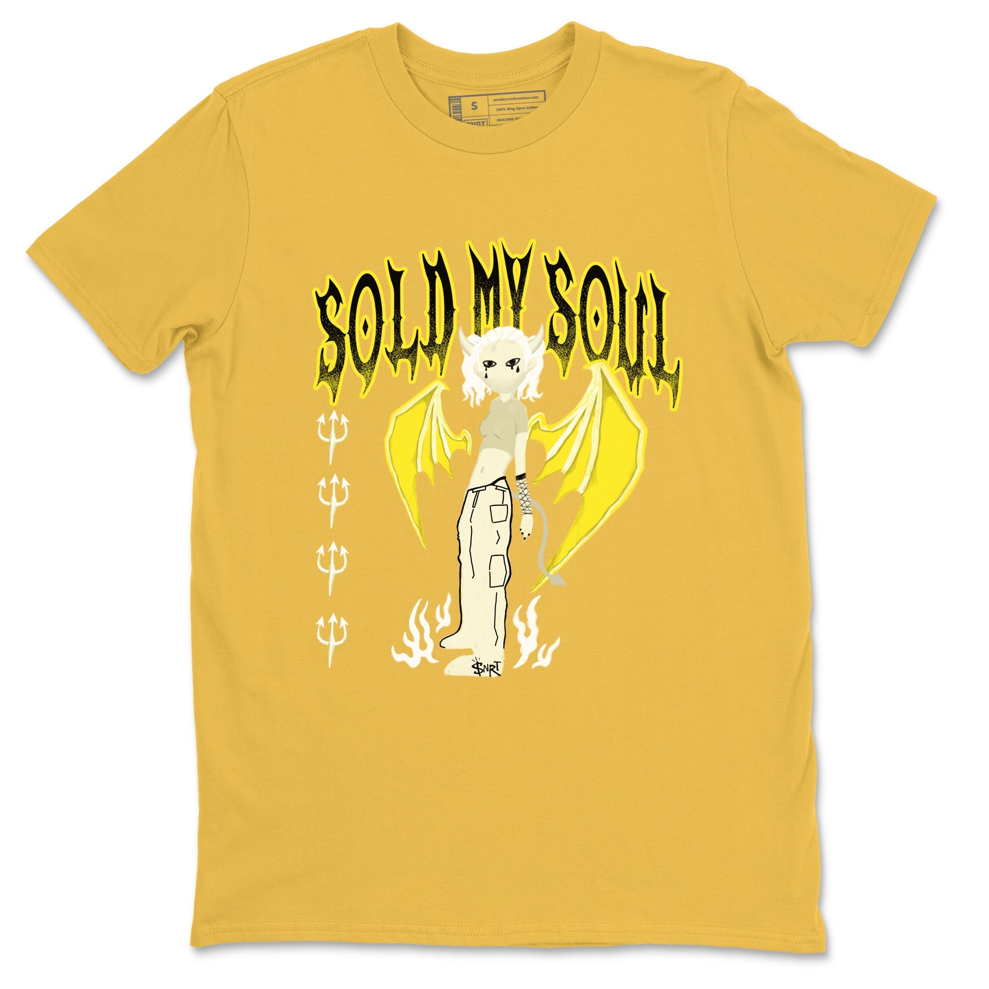 Sold My Soul snkmatch Tees - Air Jordan 4 Vivid Sulfur
