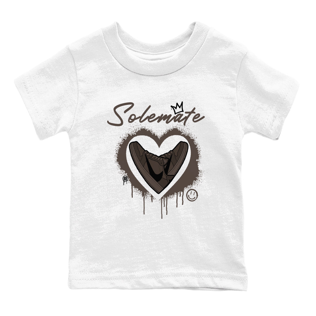 Solemate snkmatch Tees Kids - Air Jordan 1 Travis Scott Velvet Brown