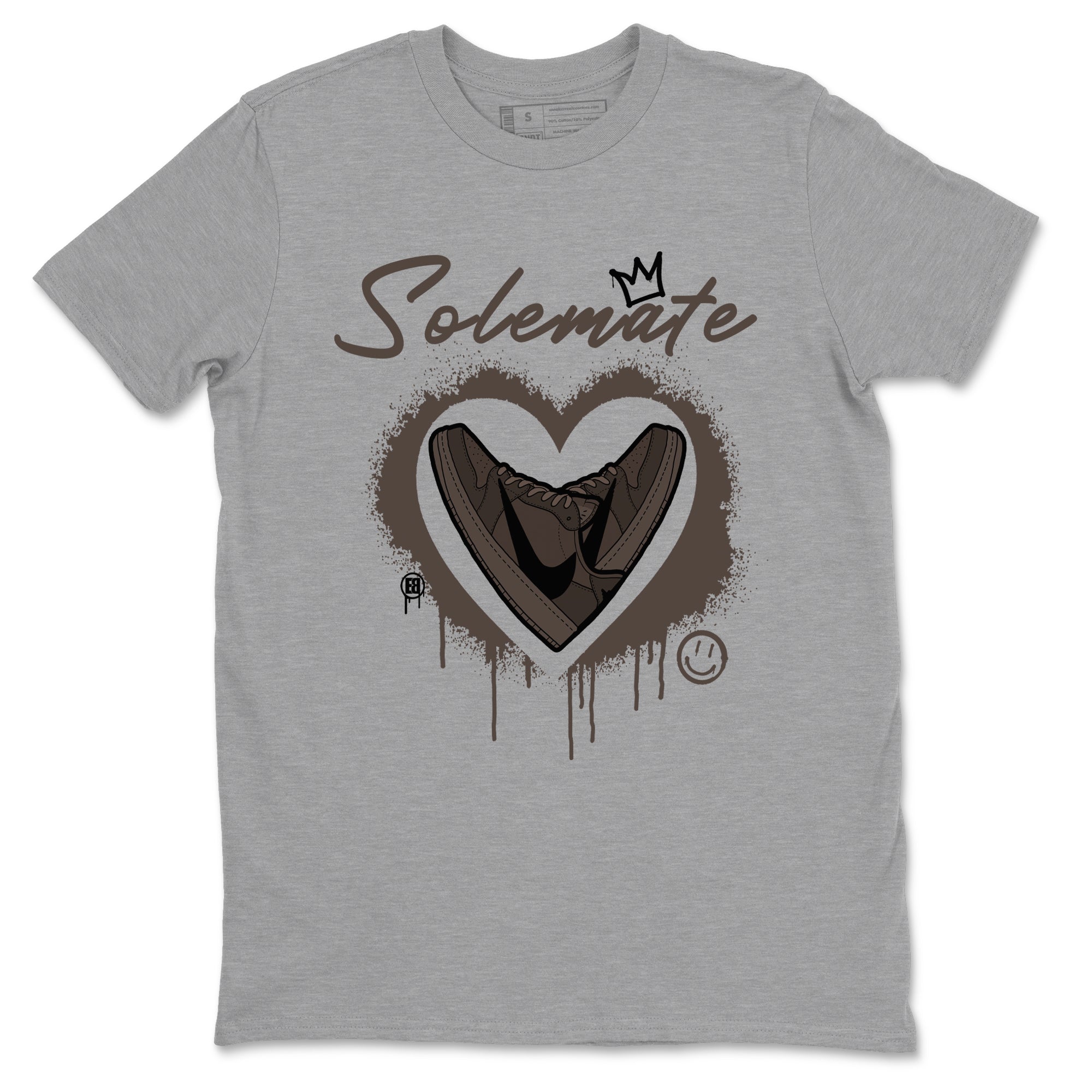 Solemate snkmatch Tees - Air Jordan 1 Travis Scott Velvet Brown