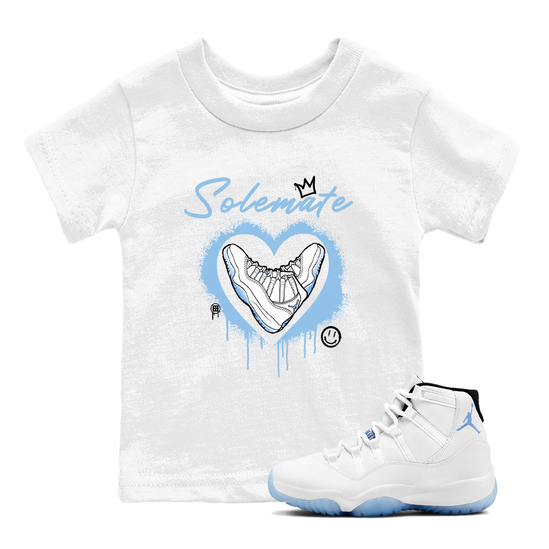 Solemate snkmatch Tees Kids - Air Jordan 11 Legend Blue