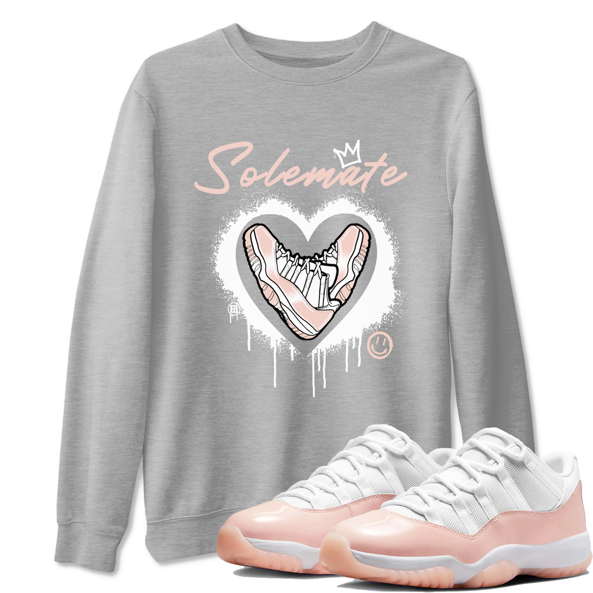 Solemate snkmatch Tees - Air Jordan 11 Legend Pink
