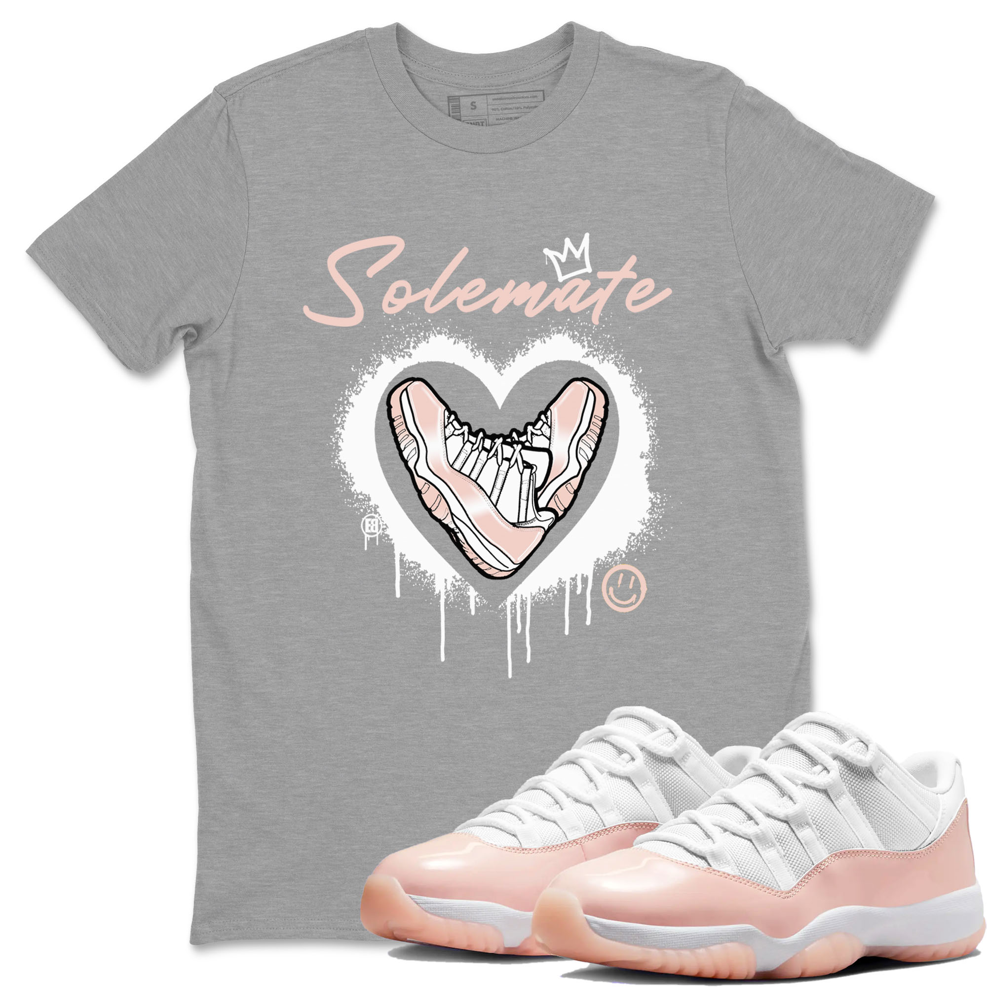 Solemate snkmatch Tees - Air Jordan 11 Legend Pink