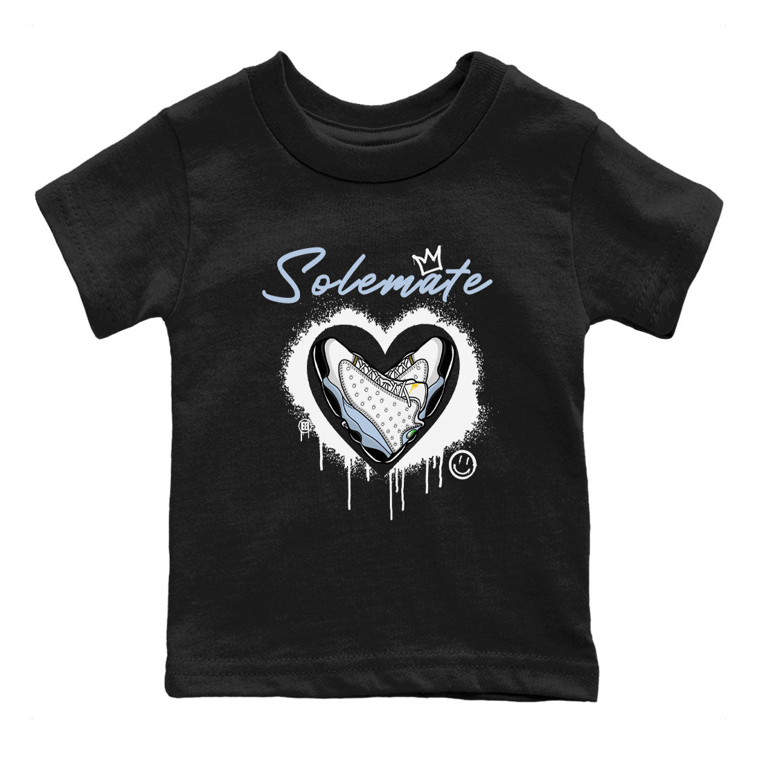 Solemate snkmatch Tees Kids - Air Jordan 13 Blue Grey