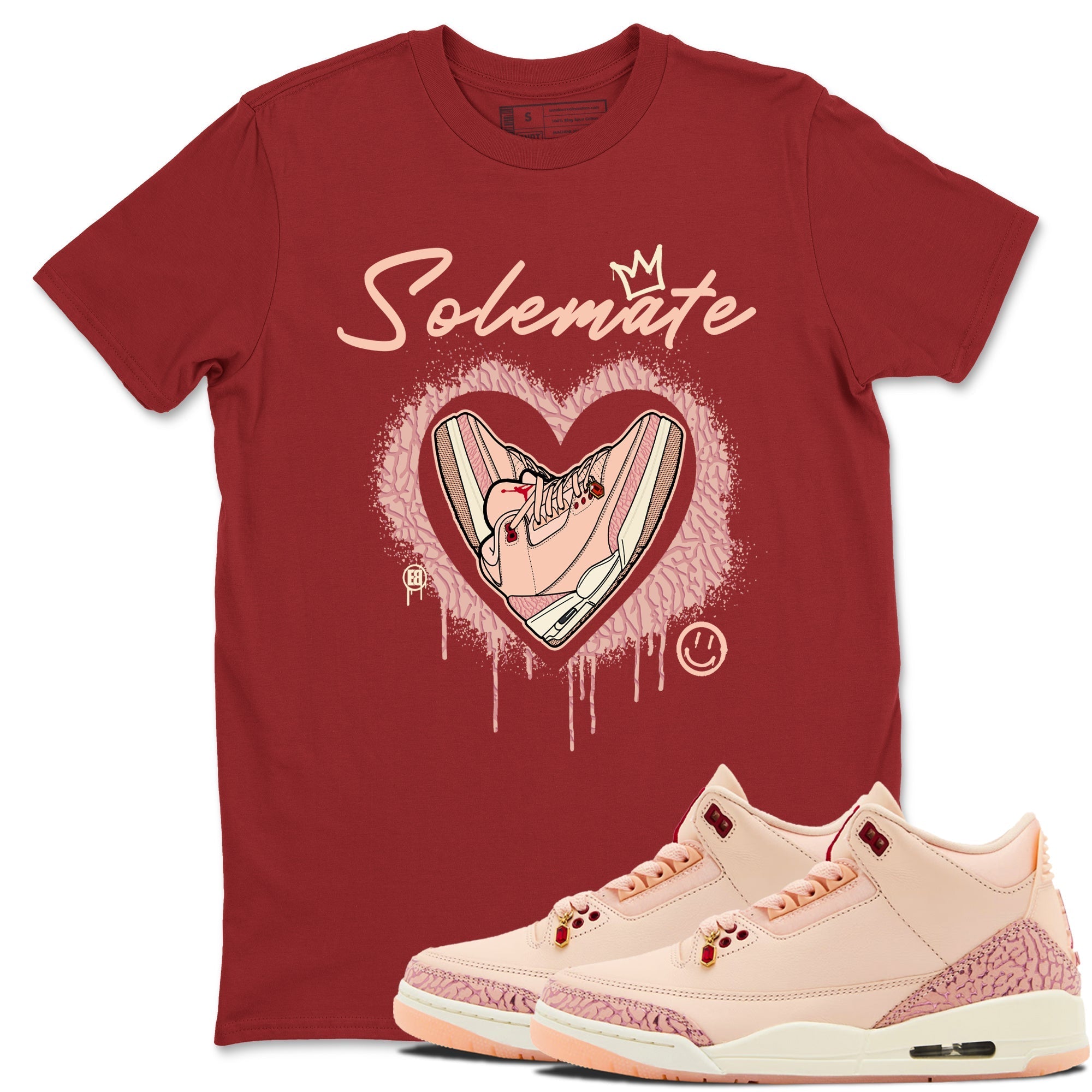 Solemate snkmatch Tees - Air Jordan 3 Valentines Day