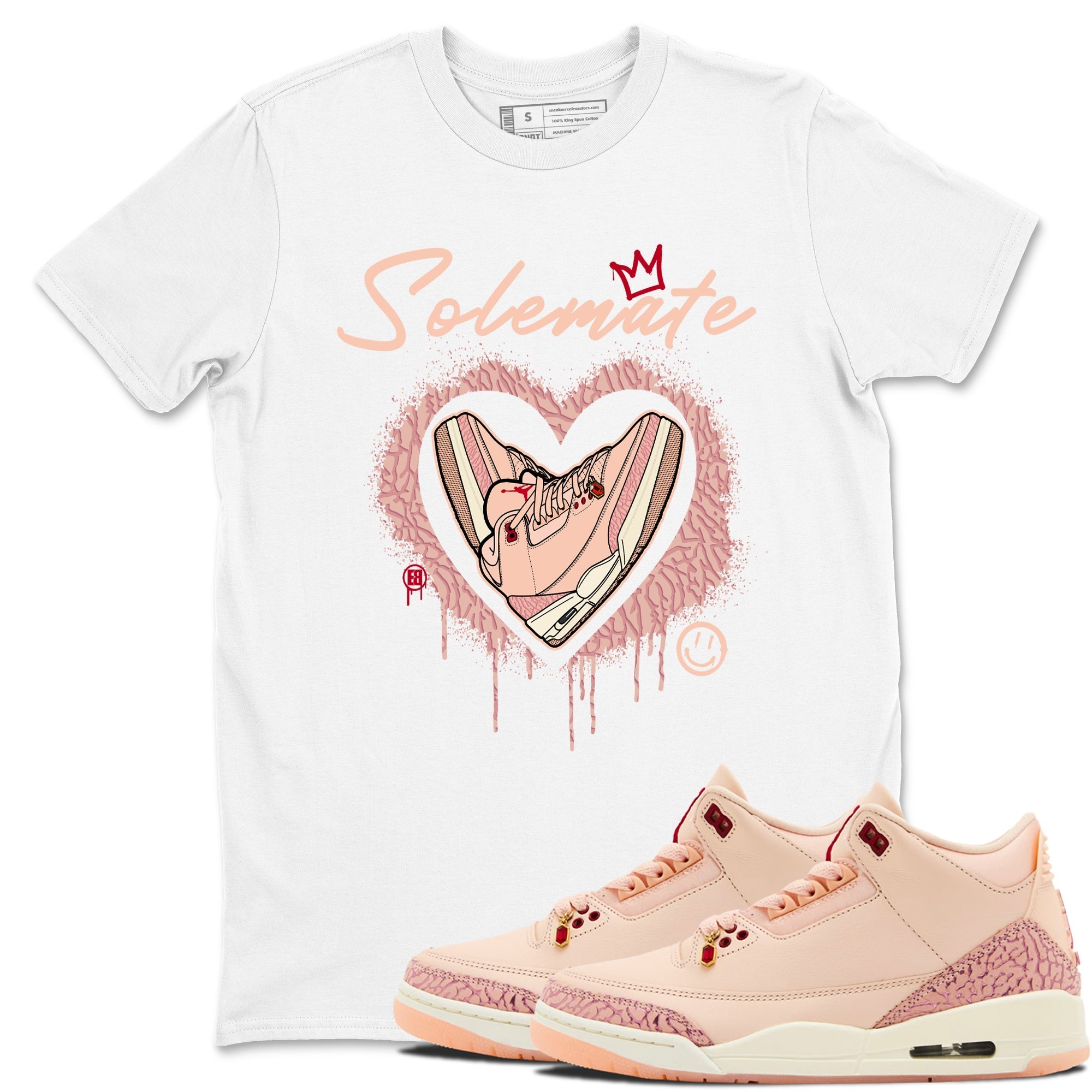 Solemate snkmatch Tees - Air Jordan 3 Valentines Day