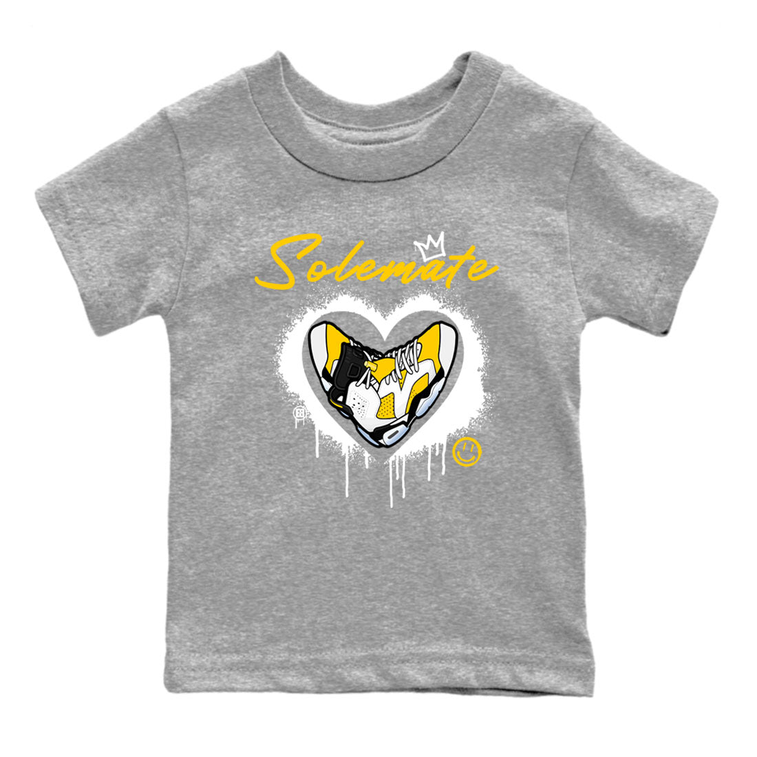 Solemate snkmatch Tees Kids - Air Jordan 6 Yellow Ochre