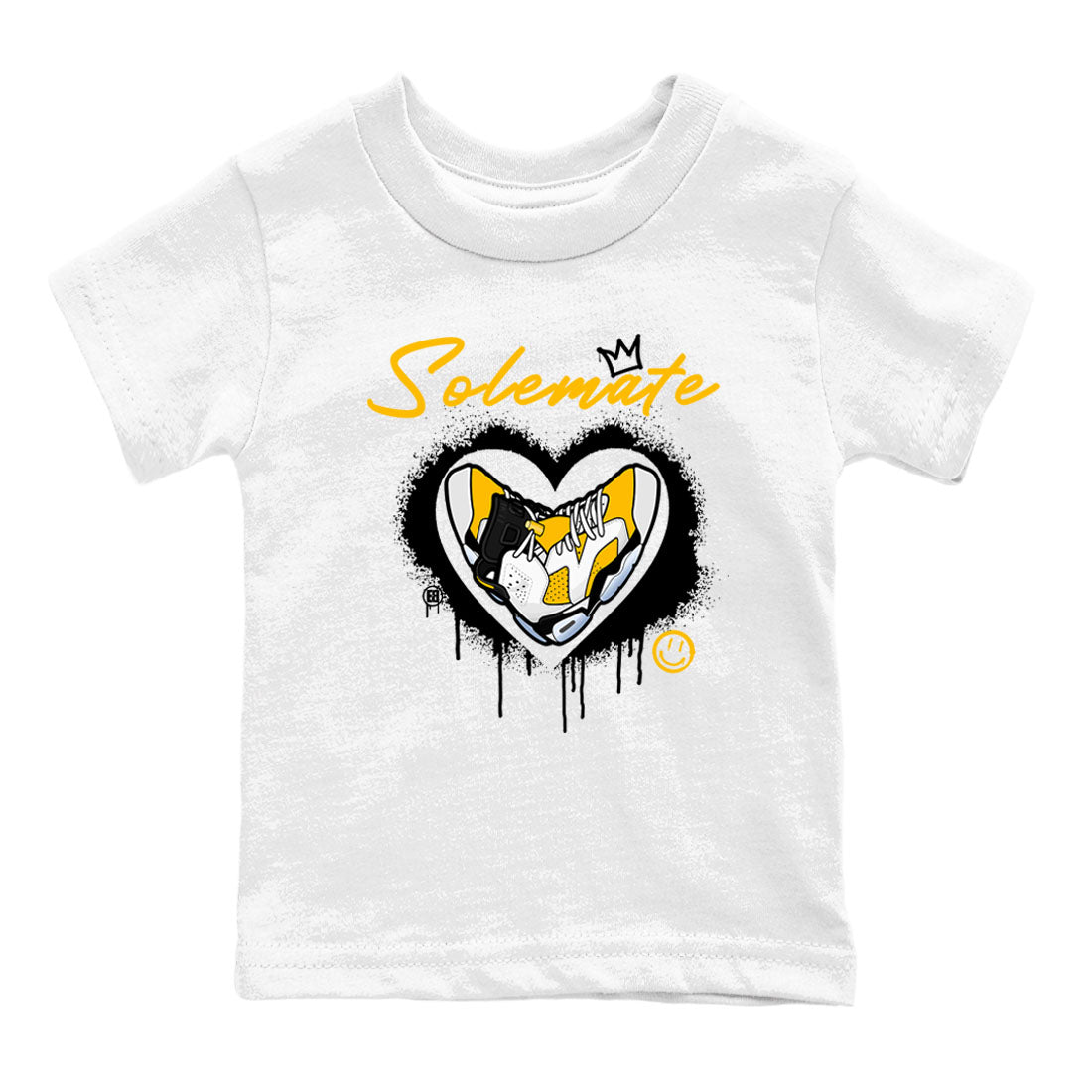 Solemate snkmatch Tees Kids - Air Jordan 6 Yellow Ochre