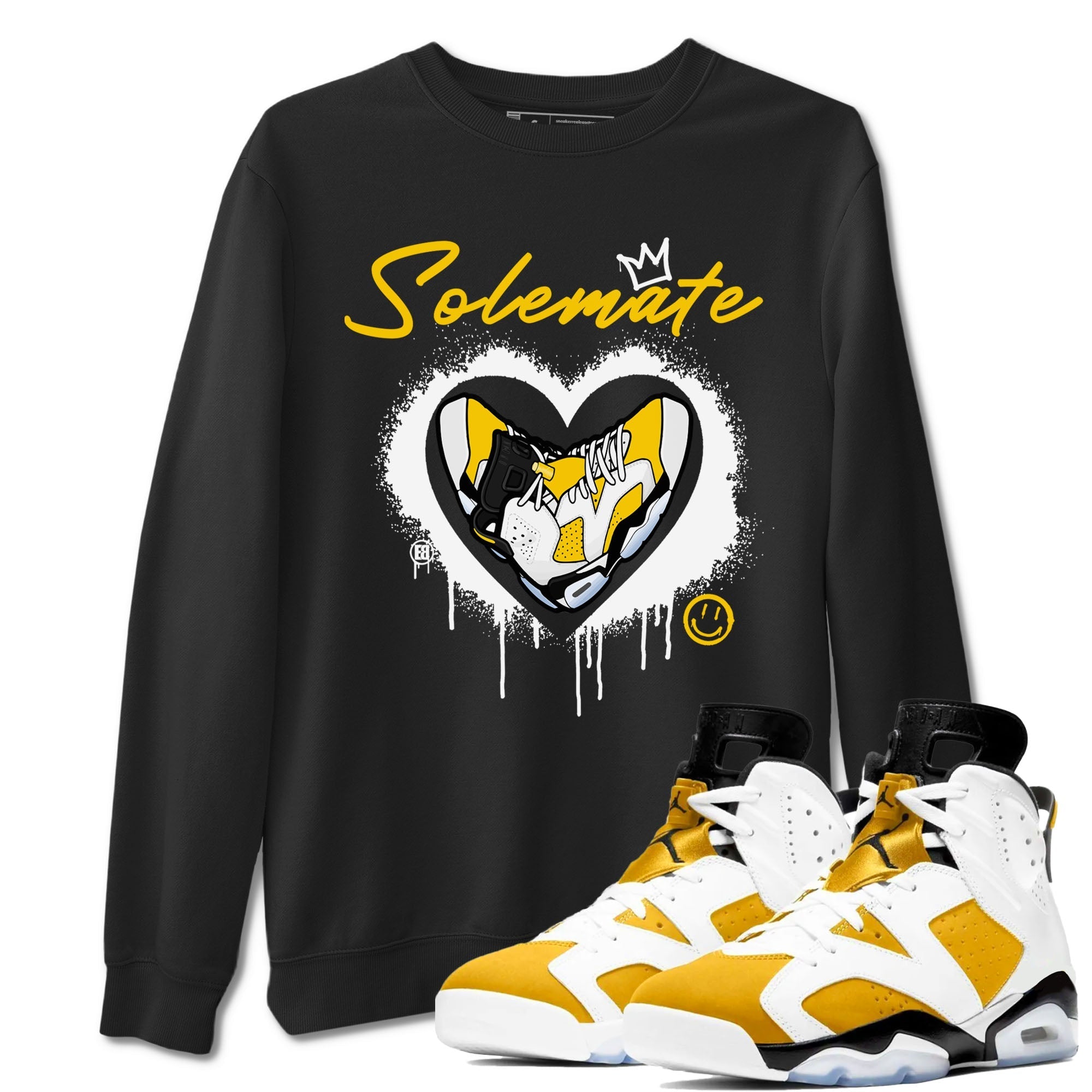 Solemate snkmatch Tees - Air Jordan 6 Yellow Ochre