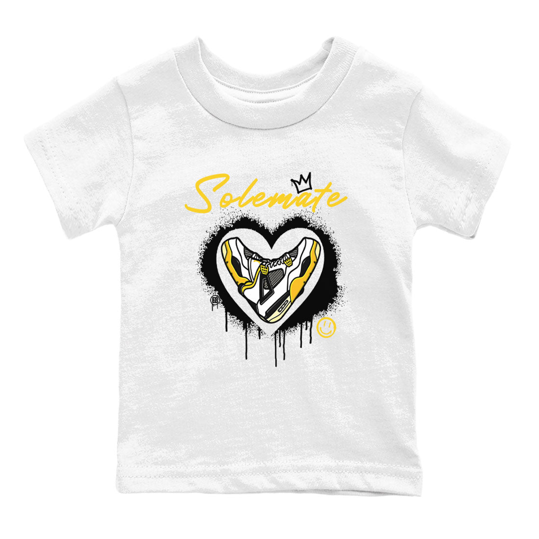Solemate snkmatch Tees Kids - Air Jordan 4 Vivid Sulfur