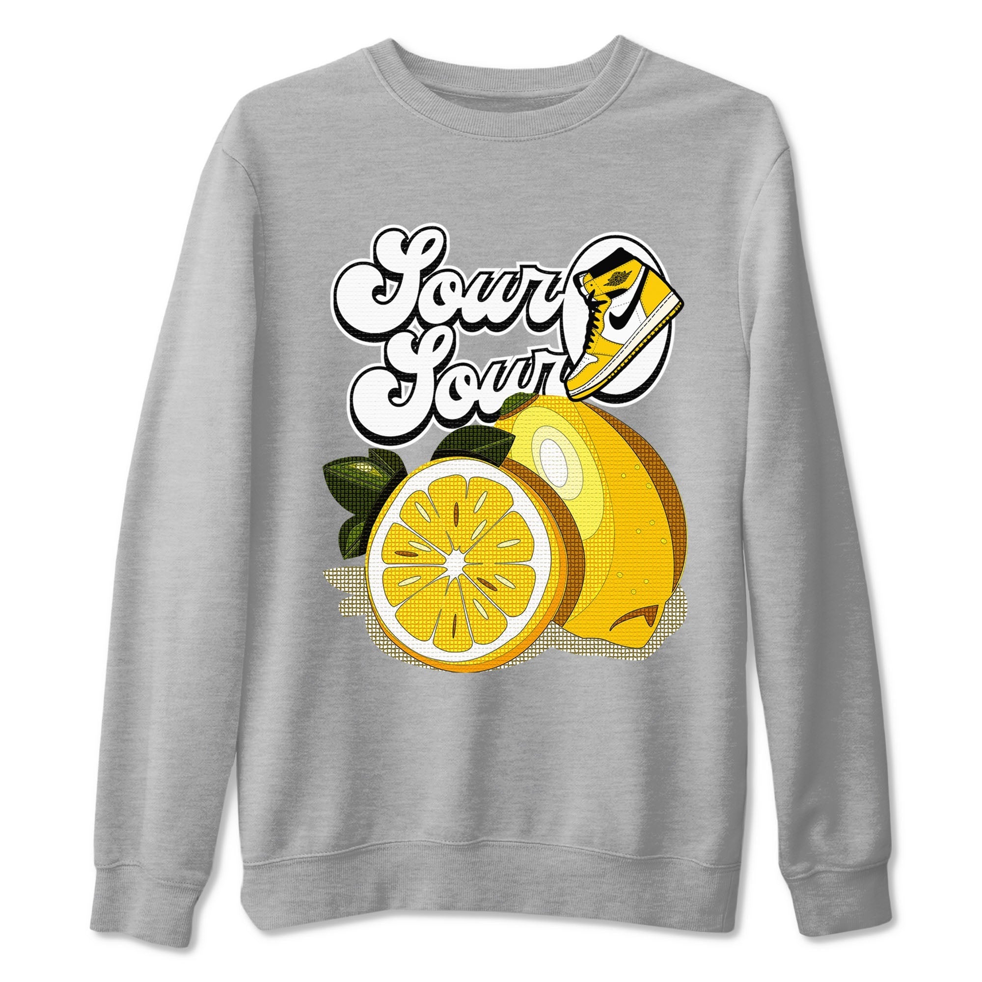 Sour And Sour snkmatch Tees - Air Jordan 1 Yellow Ochre