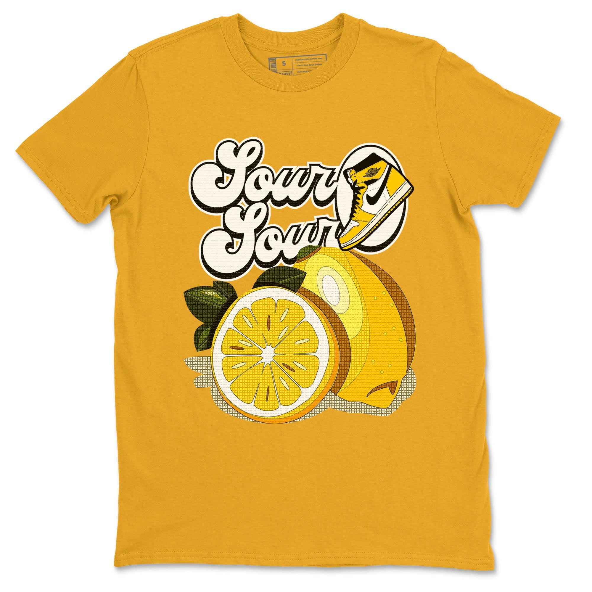 Sour And Sour snkmatch Tees - Air Jordan 1 Yellow Ochre