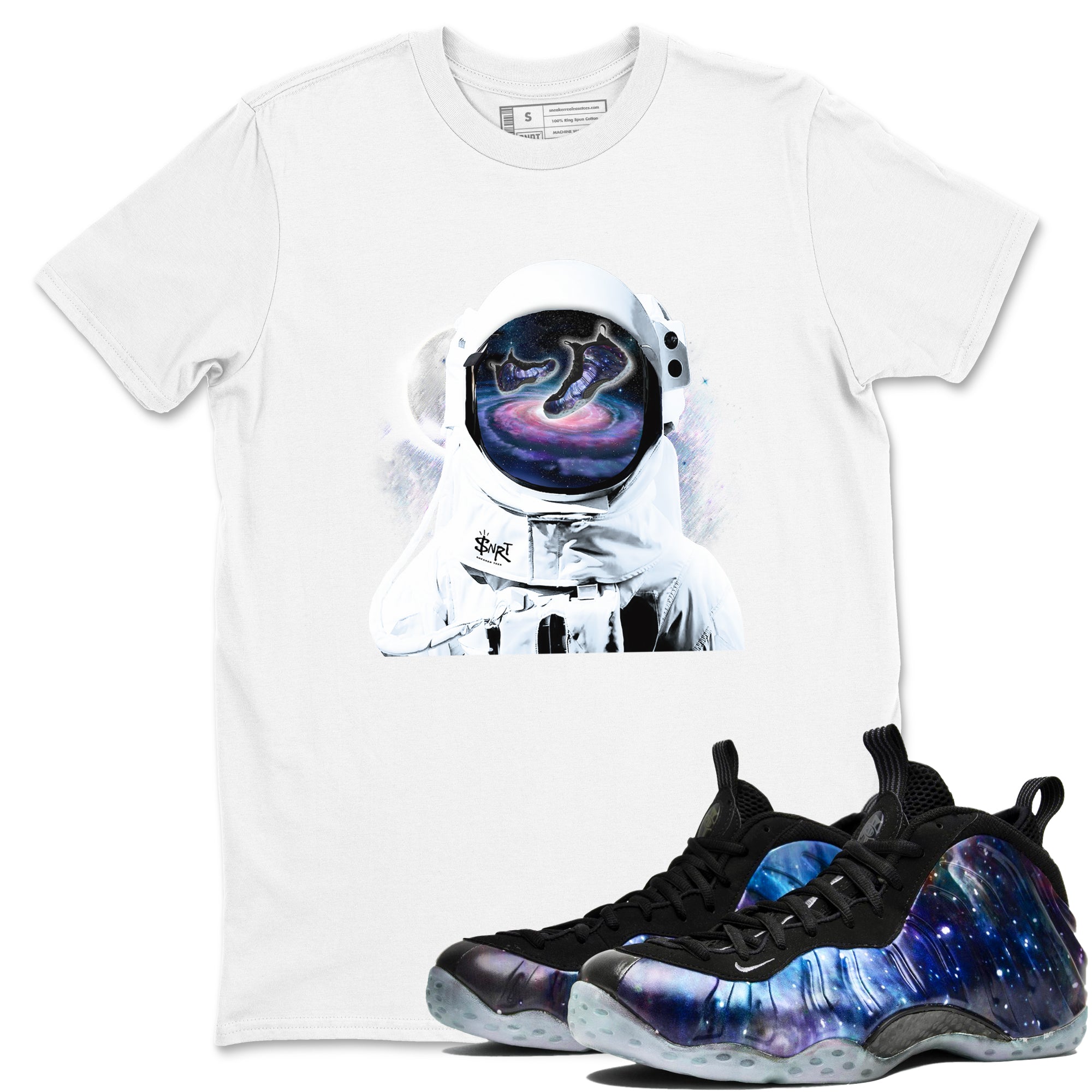 Space Discovery snkmatch Tees - Air Foamposite One Galaxy