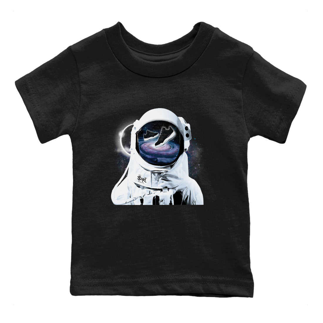Space Discovery snkmatch Tees Kids - Air Jordan 11 Black and Varsity Royal