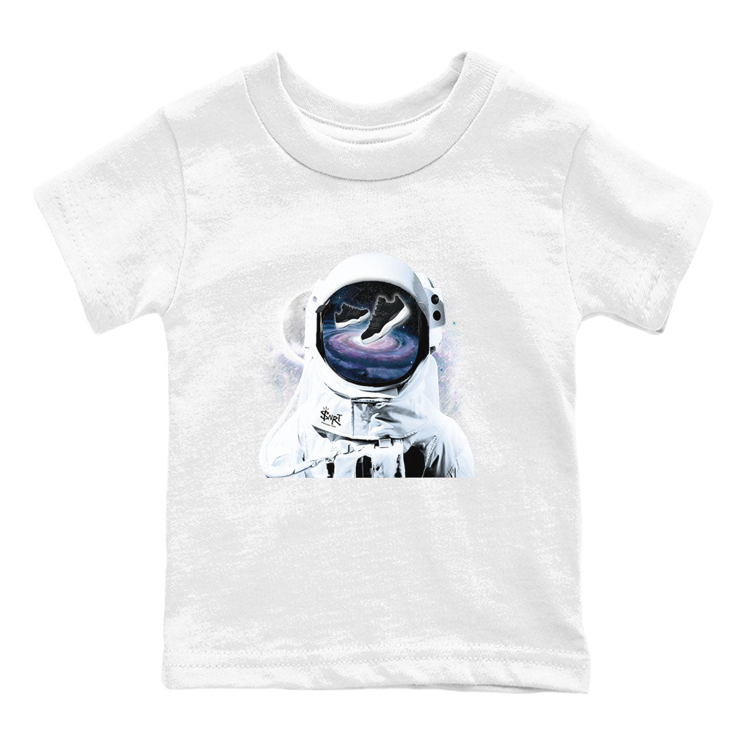 Space Discovery snkmatch Tees Kids - Air Jordan 11 Black and Varsity Royal