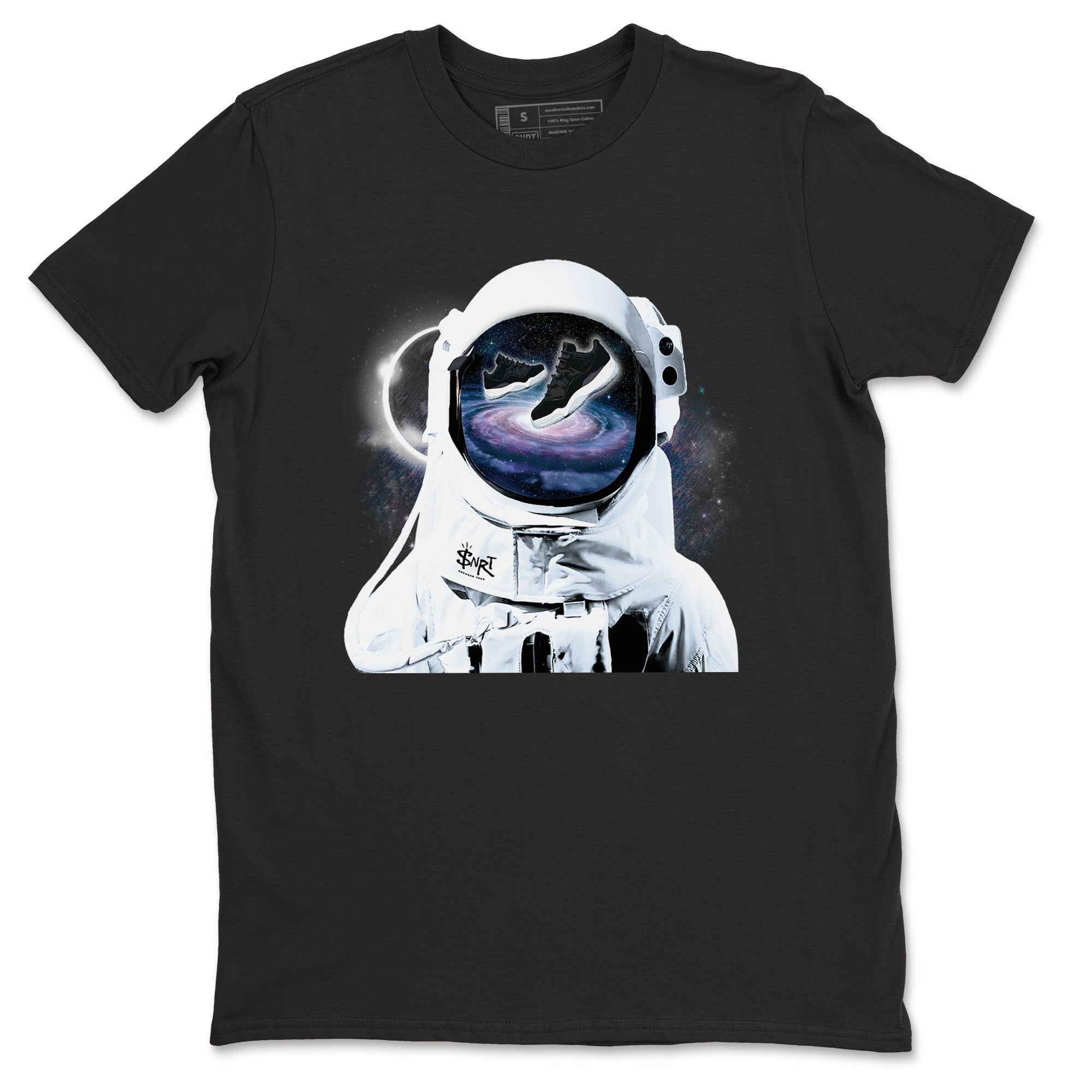 Space Discovery snkmatch Tees - Air Jordan 11 Black and Varsity Royal