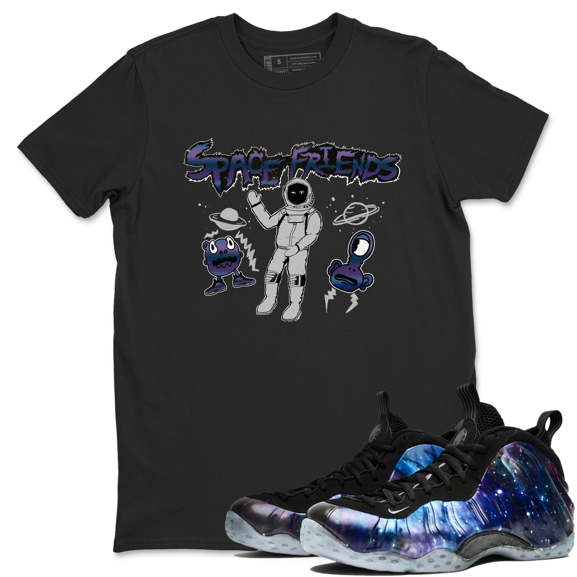 Space Friends snkmatch Tees - Air Foamposite One Galaxy