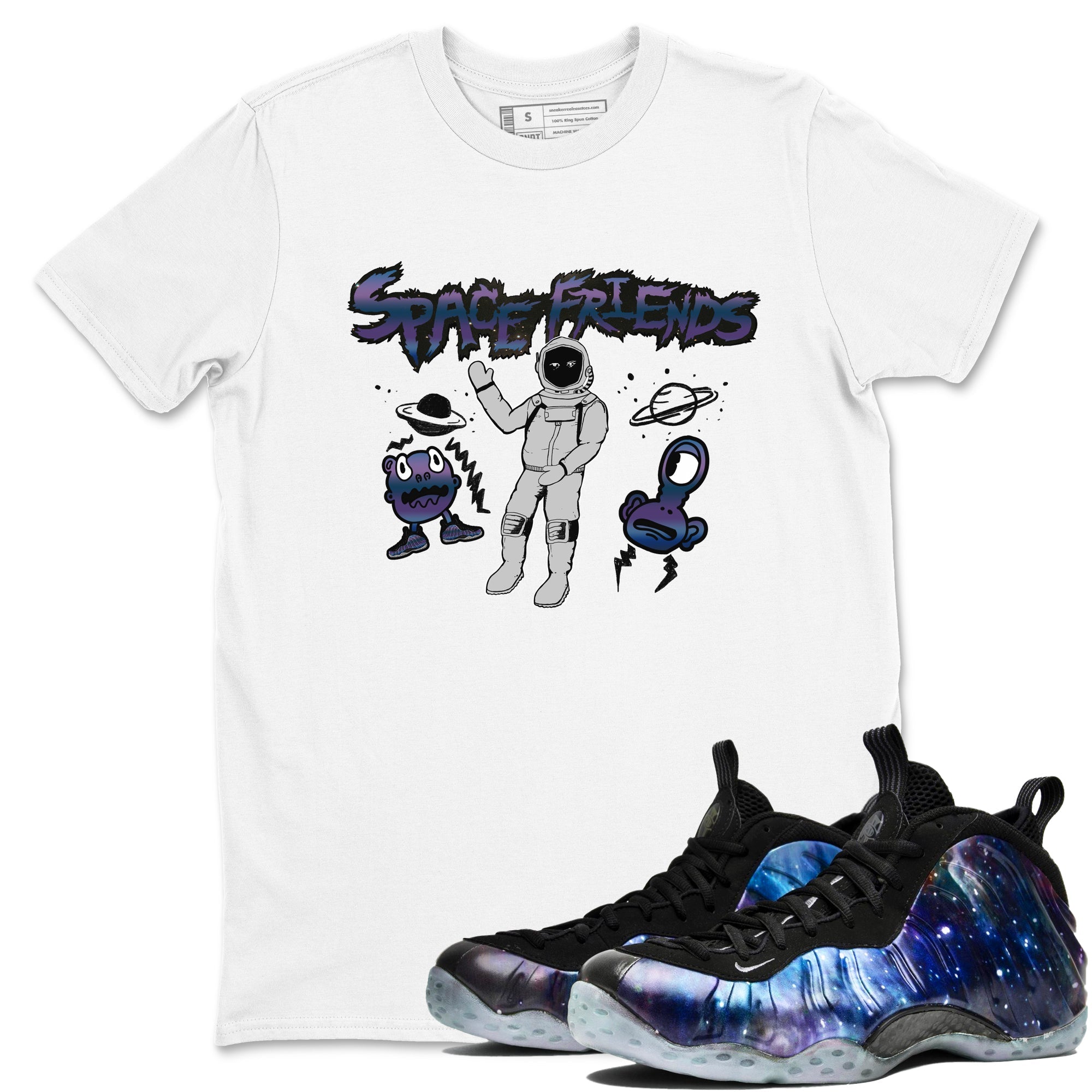 Space Friends snkmatch Tees - Air Foamposite One Galaxy
